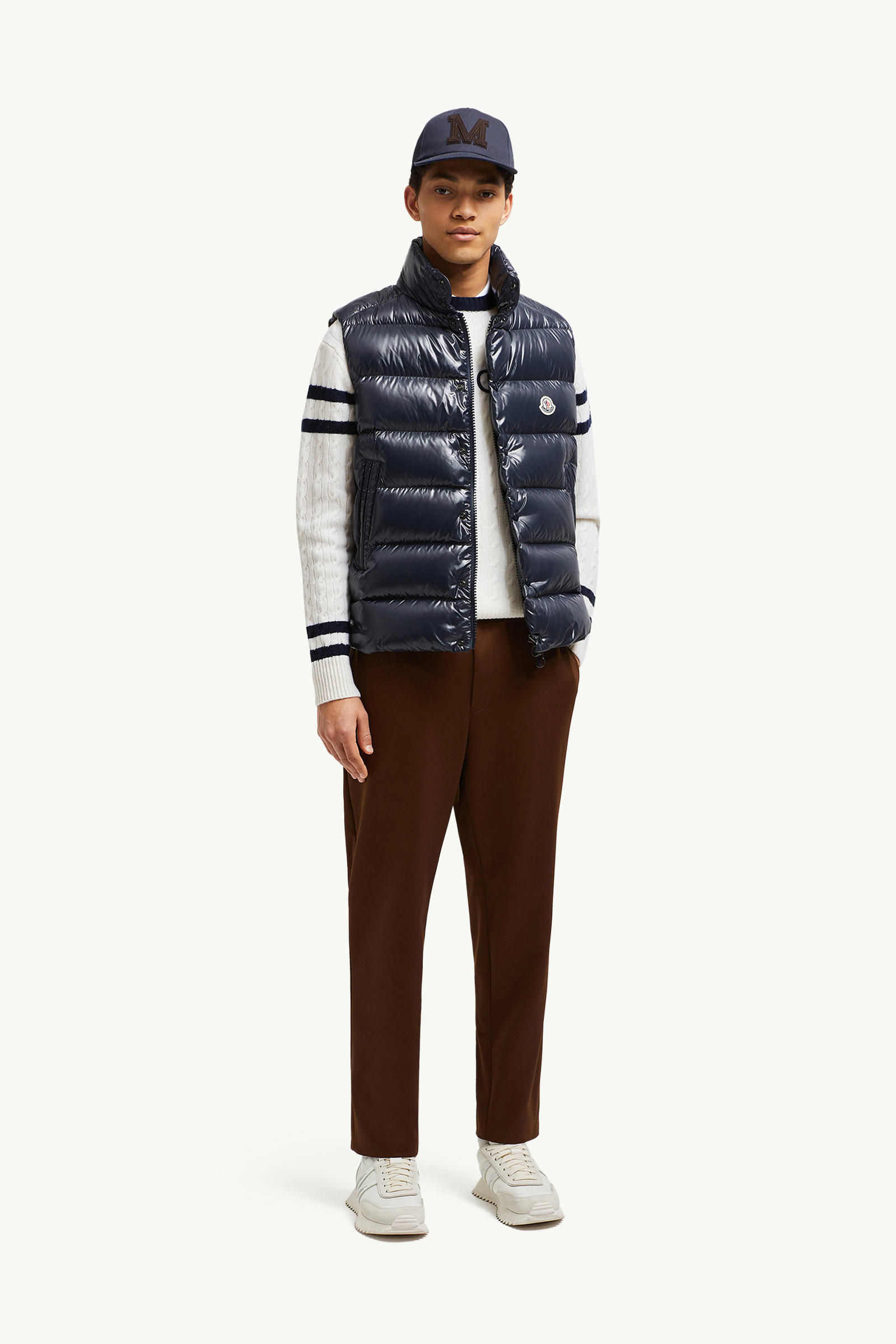 Tibb Down Gilet Men Navy Blue Moncler 0