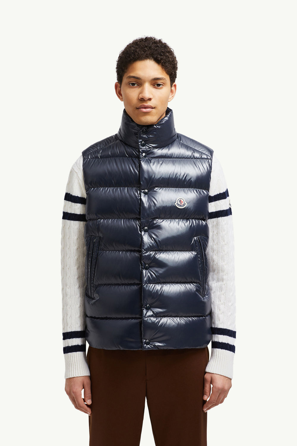 Tibb Down Gilet Men Navy Blue Moncler 3