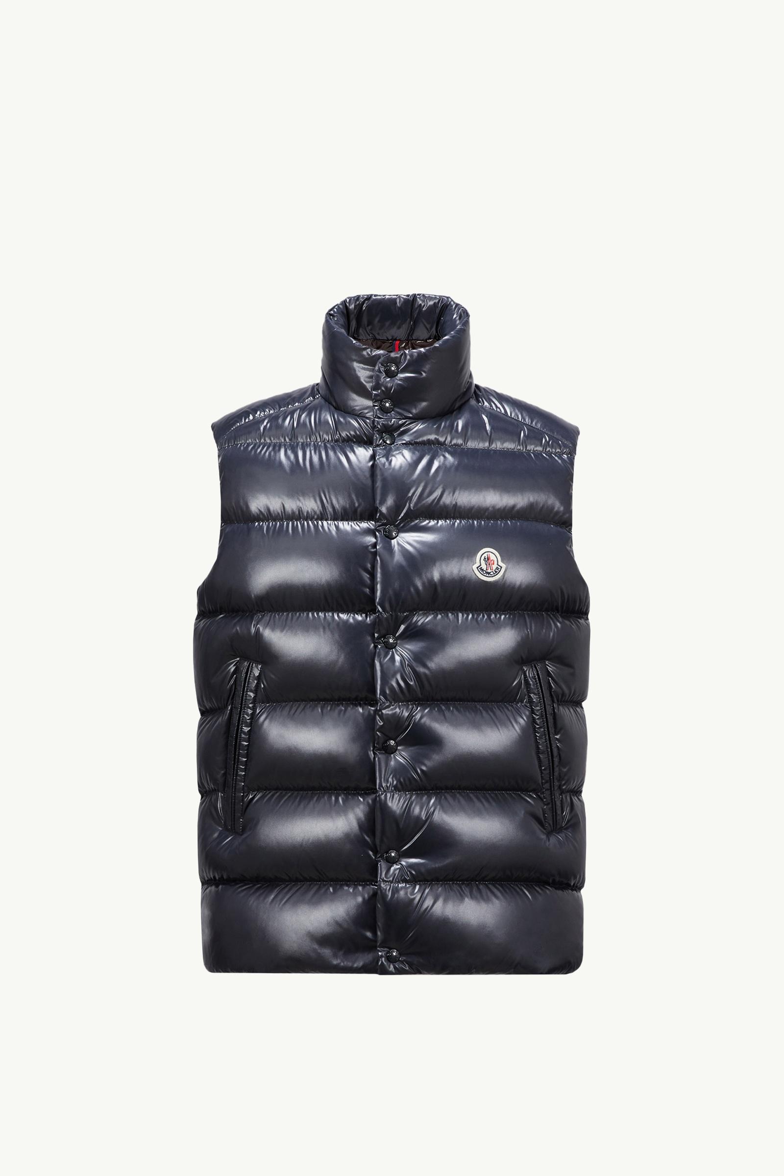 美品 モンクレール TIB GILET ダウンベスト ブラック サイズ3 メンズ 