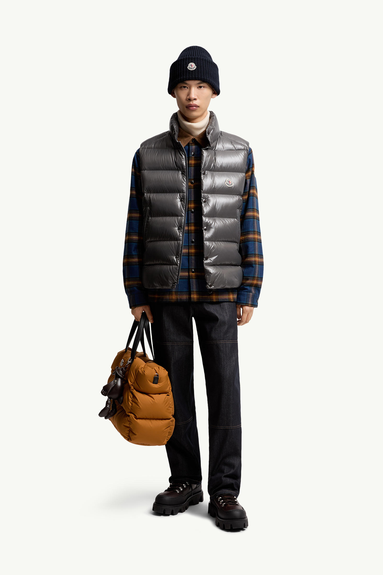 Tibb Down Gilet Men Gray Moncler 0
