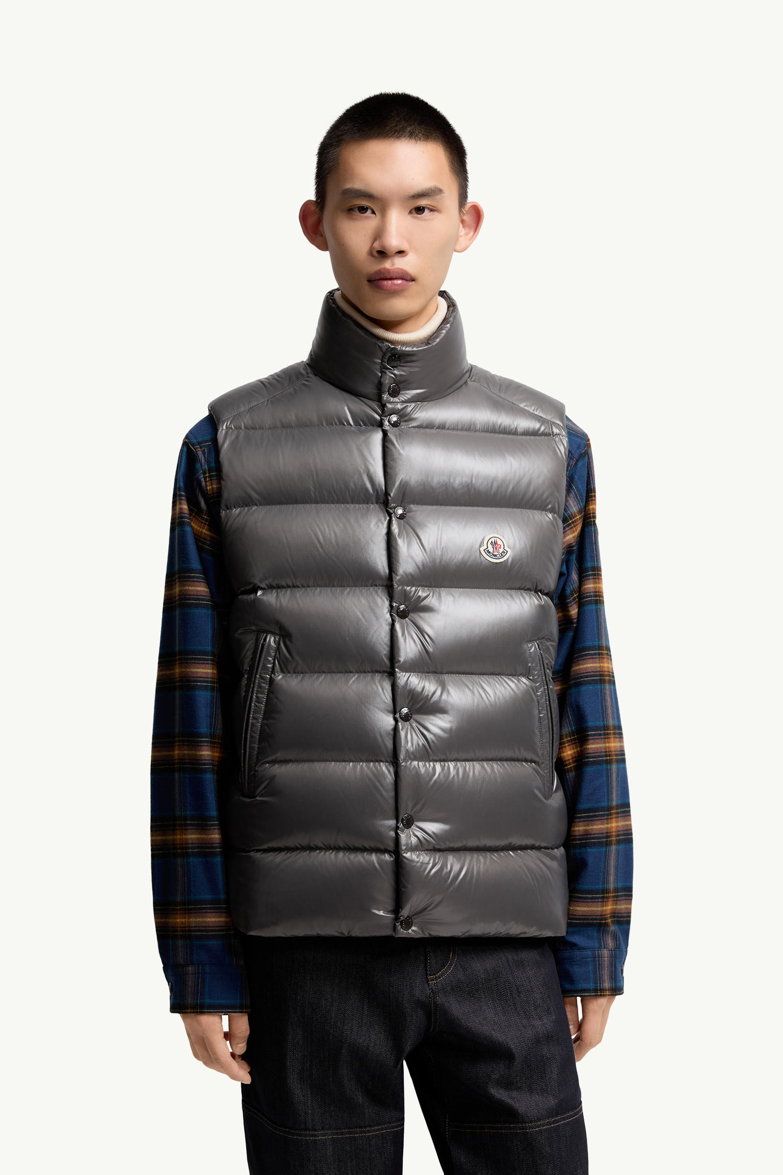 Tibb Down Gilet Men Gray Moncler 3