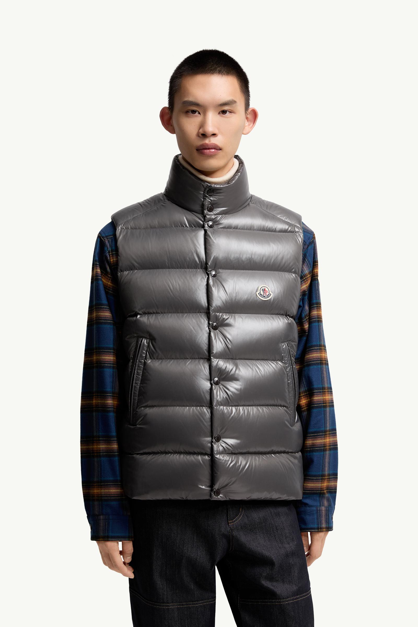 Grey Tibb Down Vest - Vests for Men | Moncler US