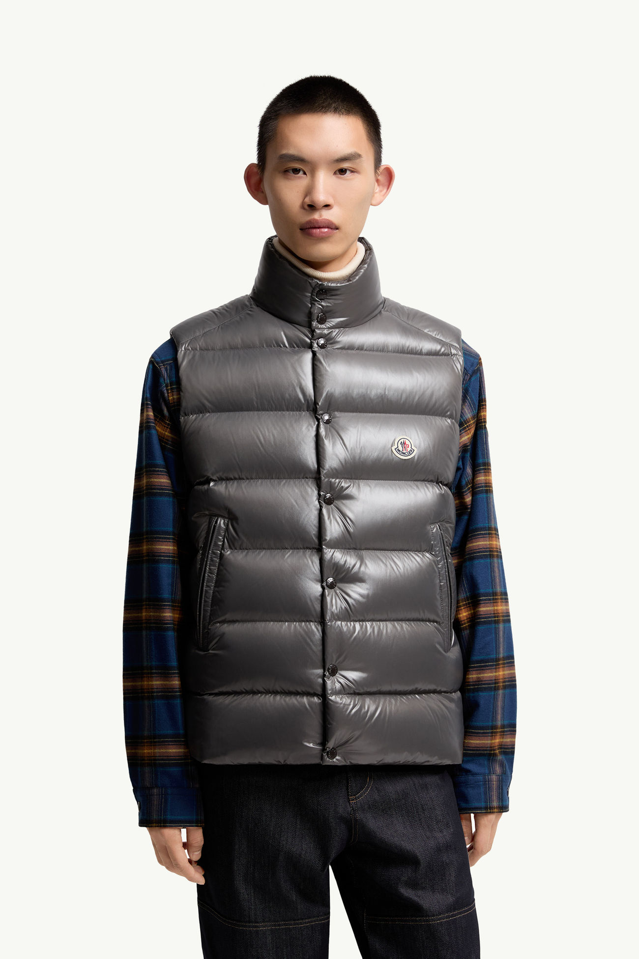 Tibb男士羽绒马甲 男士 灰色 Moncler 3