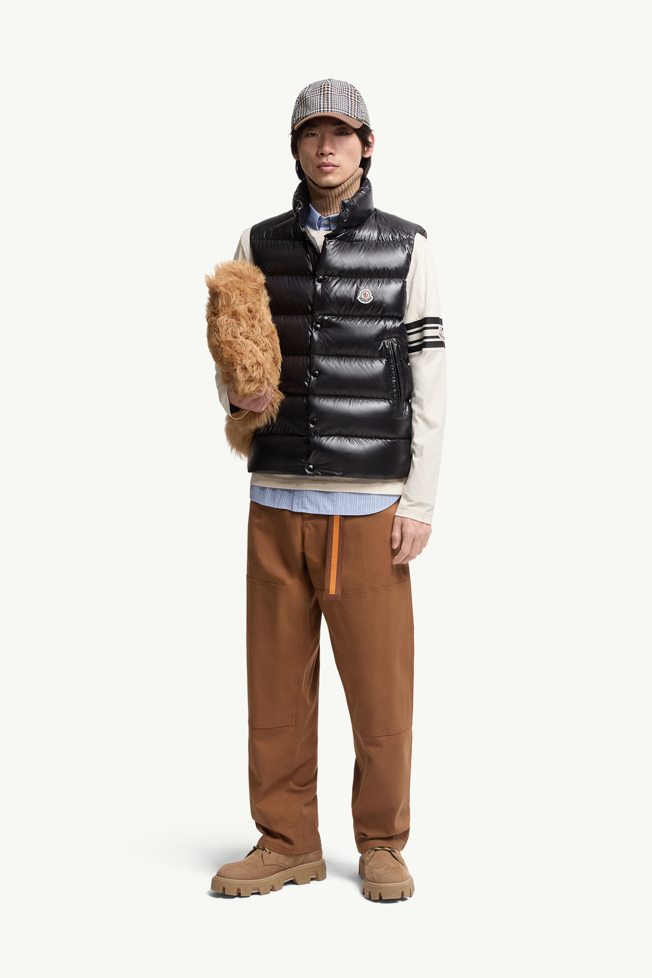 Tibb 다운 베스트 남성 블랙 Moncler 0