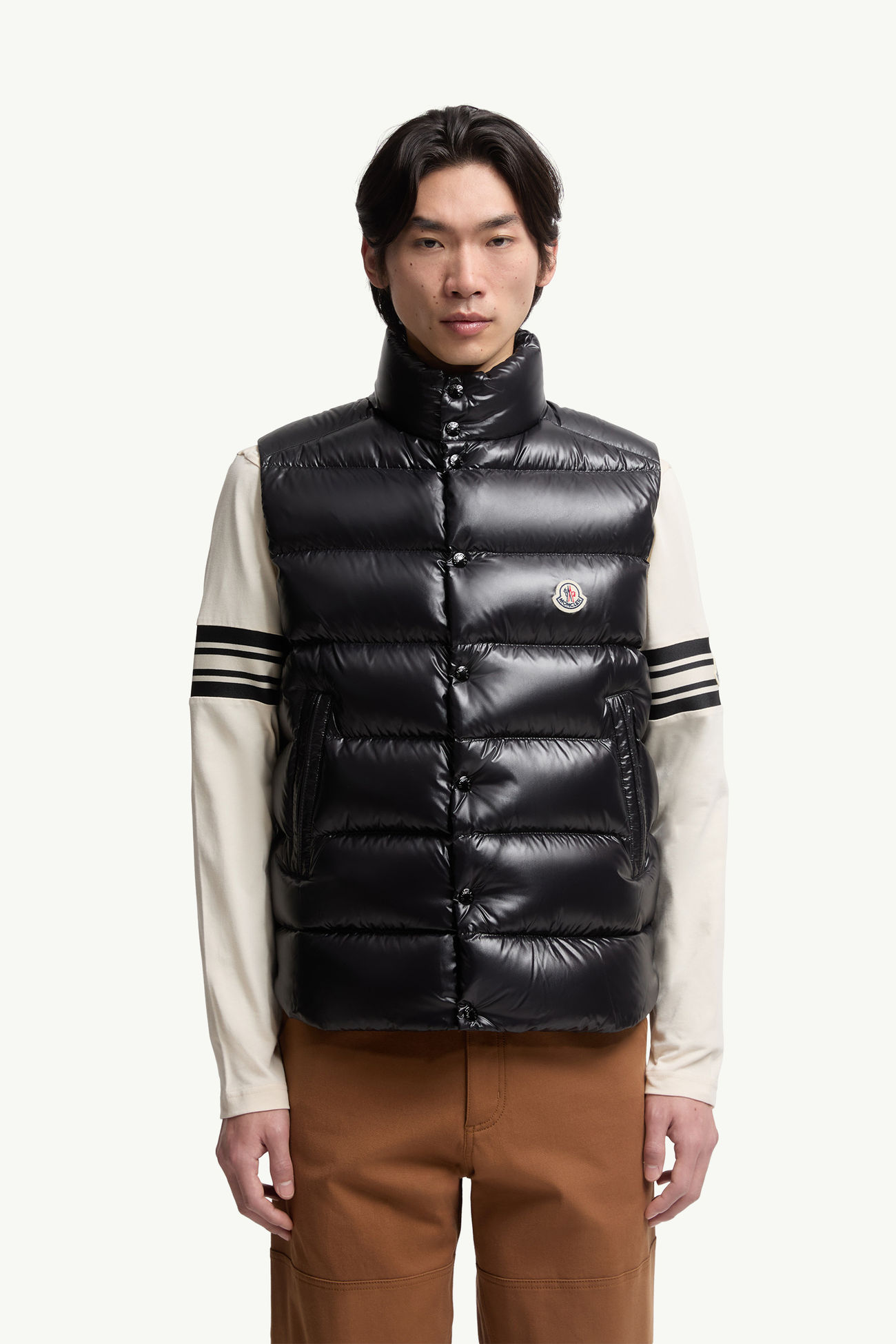Tibb Daunenweste Herren Schwarz Moncler 3