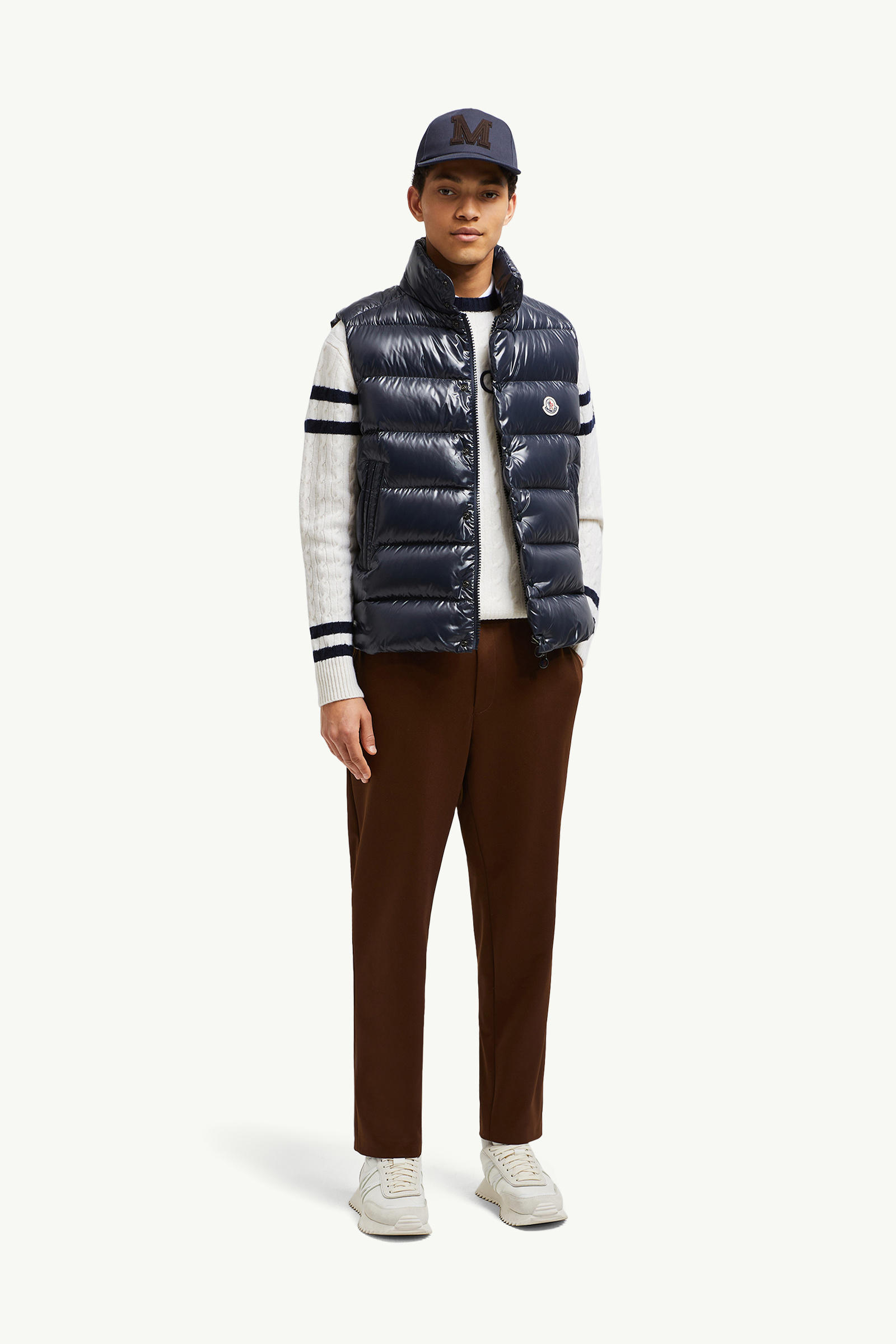Chal plumífero Tibb Hombre Azul marino Moncler 0