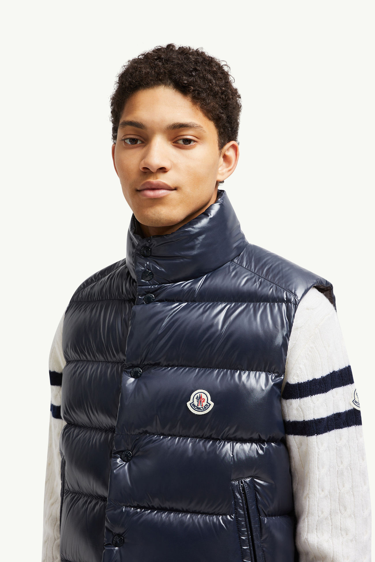 Chal plumífero Tibb Hombre Azul marino Moncler 1