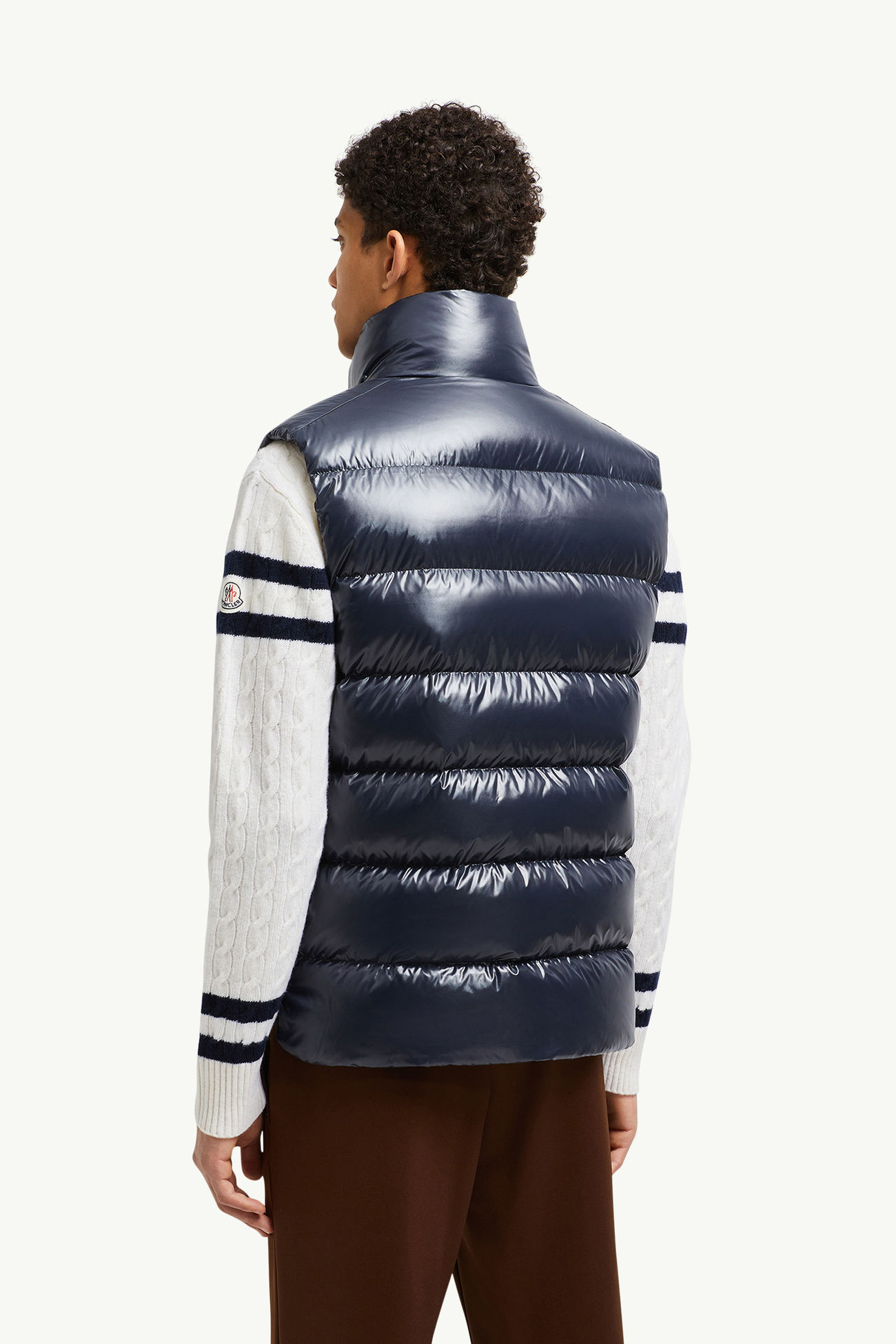 Tibb Down Vest Men Navy Blue Moncler 4