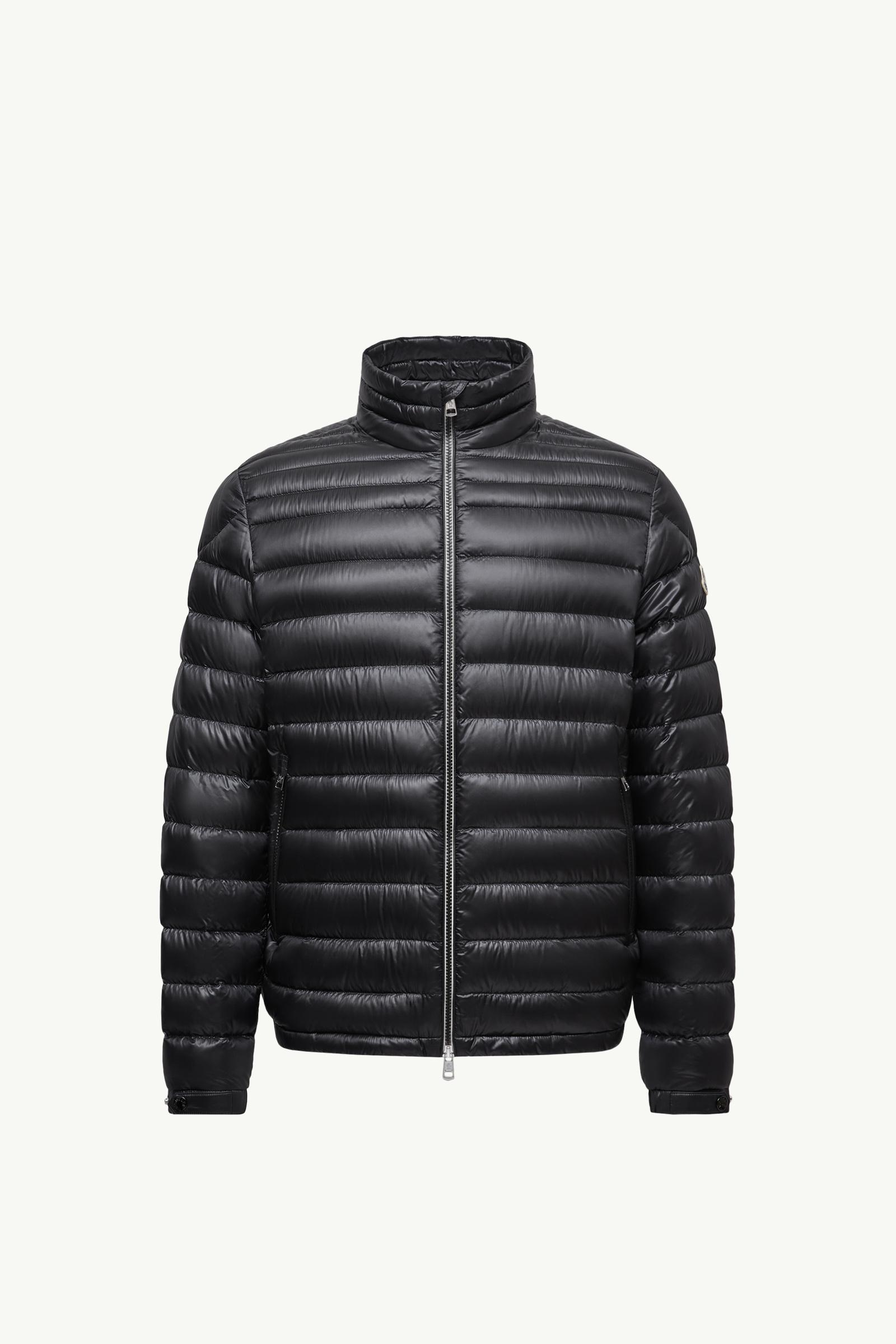 Black Arnique Short Down Jacket - Short Down Jackets for Men