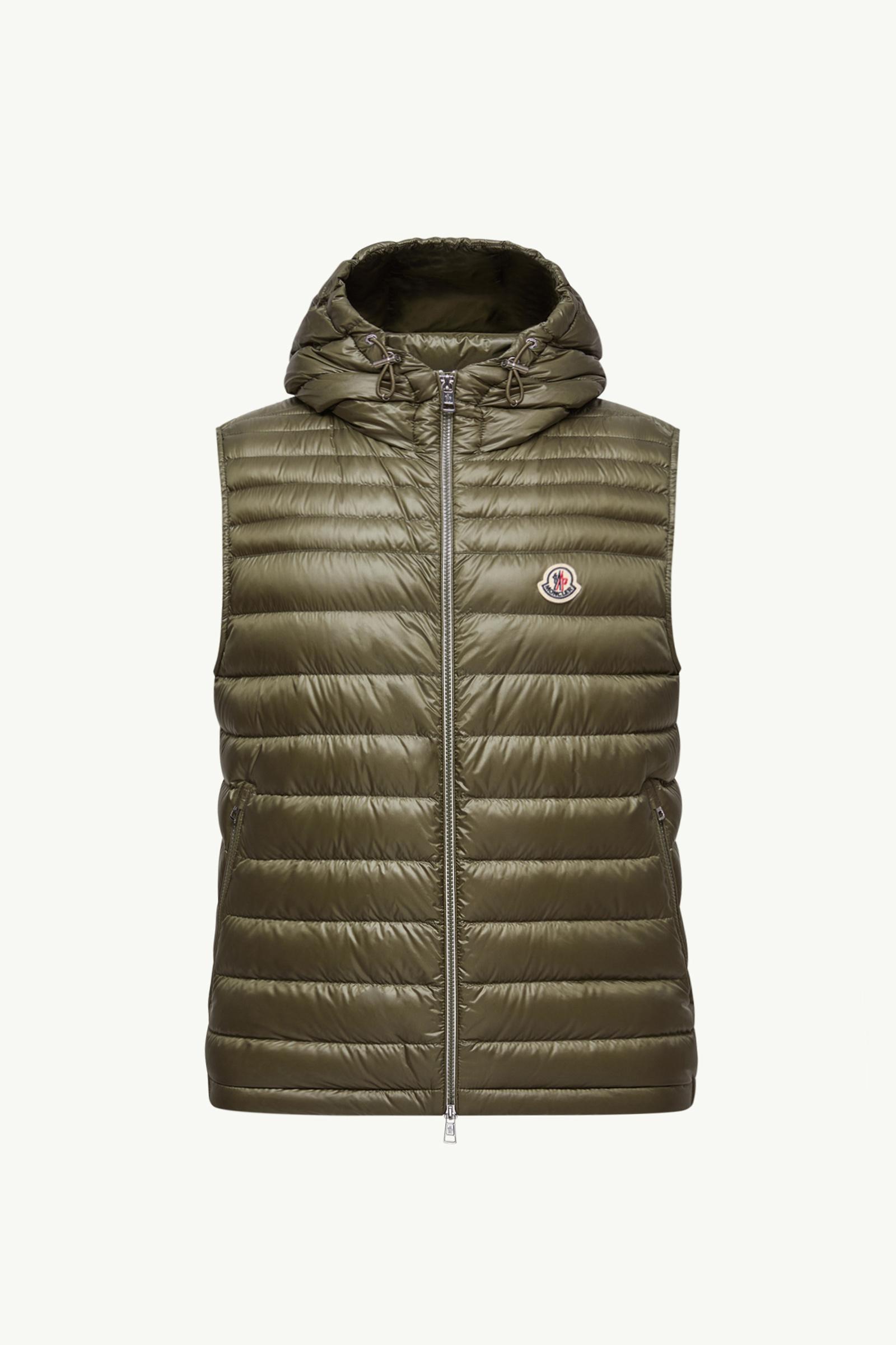 Olive Green Orant Hooded Down Vest - Vests for Men | Moncler US