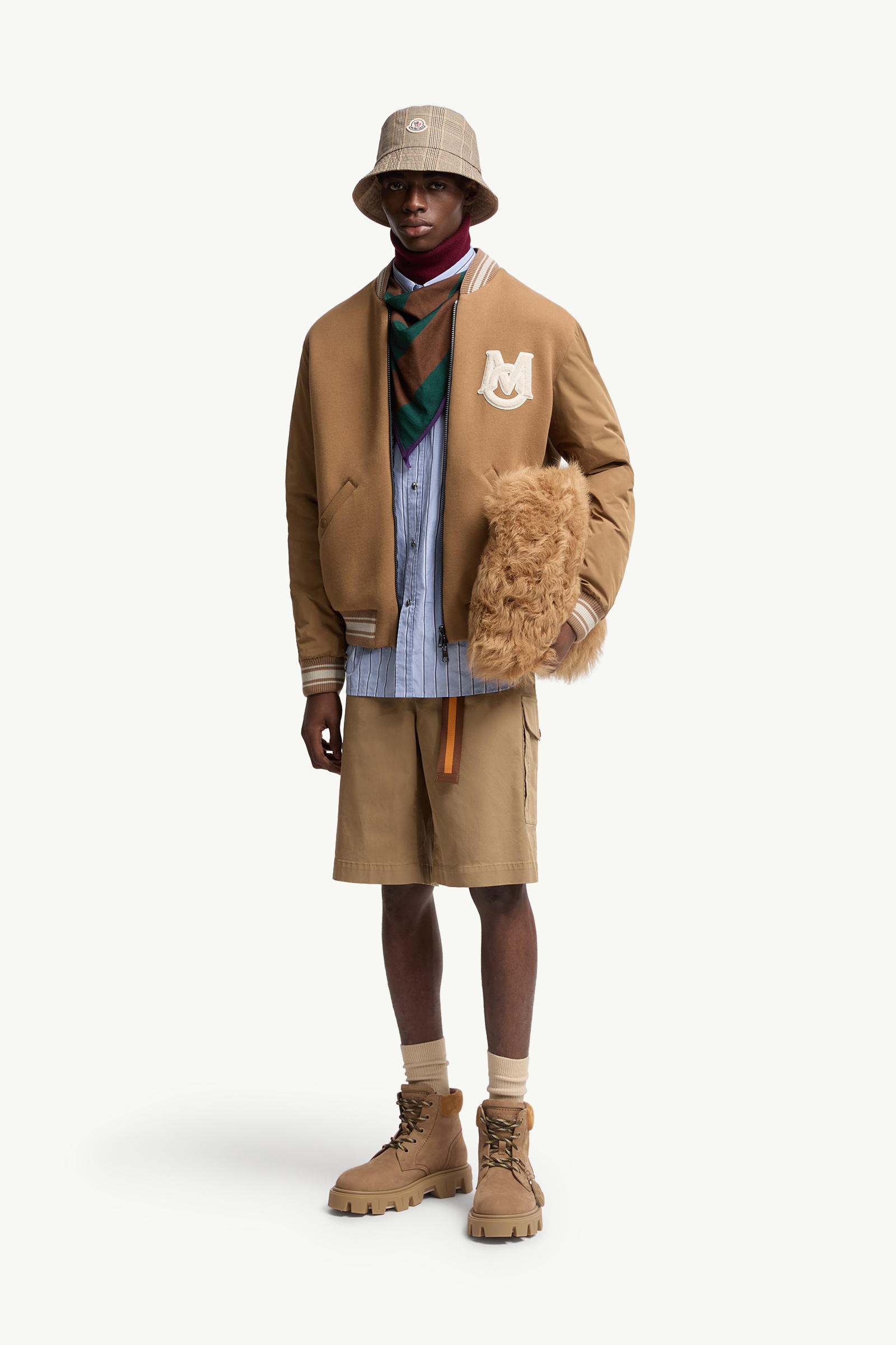 Bomber réversible Vennes Hommes Beige Chameau Moncler 0