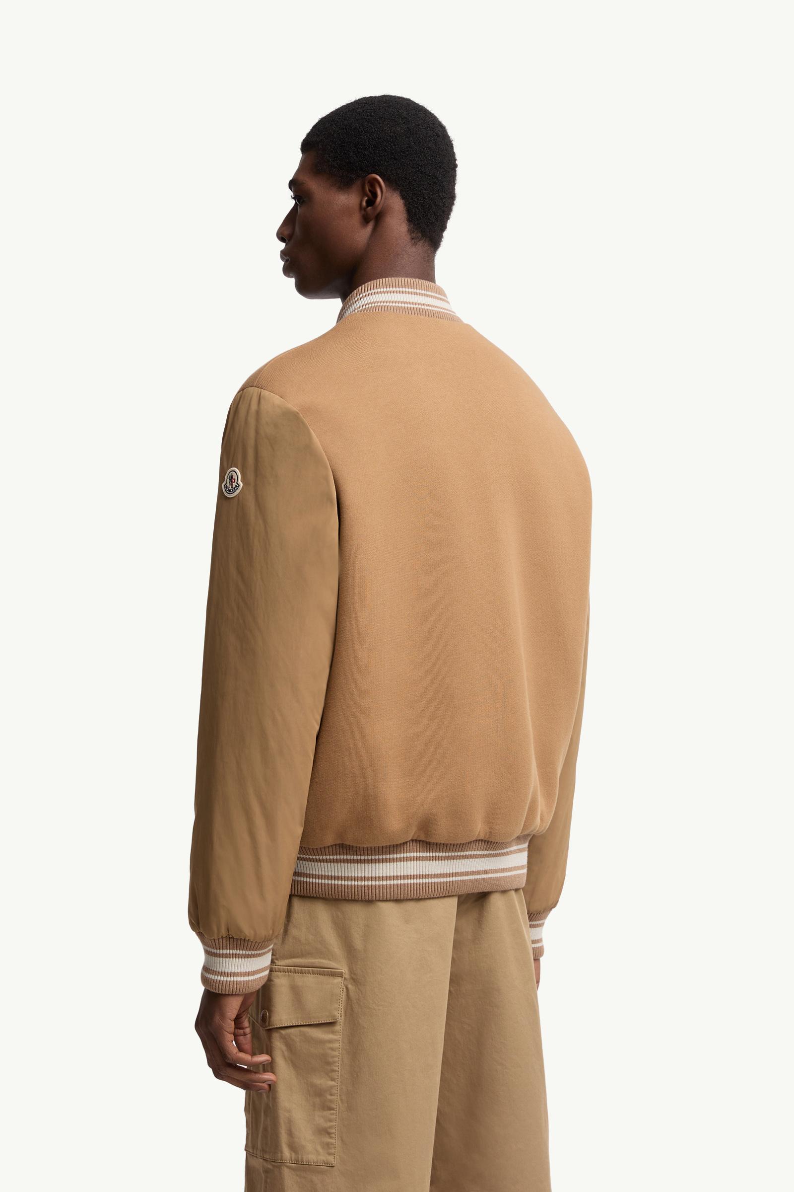 Moncler ベージュ ボンバージャケット Beige Cochelle Tweed Short Down Jacket - Short Down Jackets for
