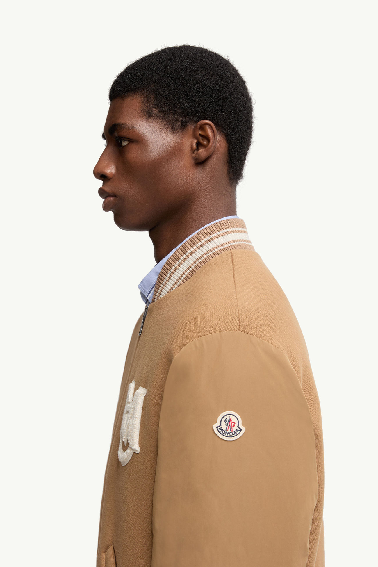 Vennes男士双面羽绒飞行员夹克外套 男士 驼米色 Moncler 6