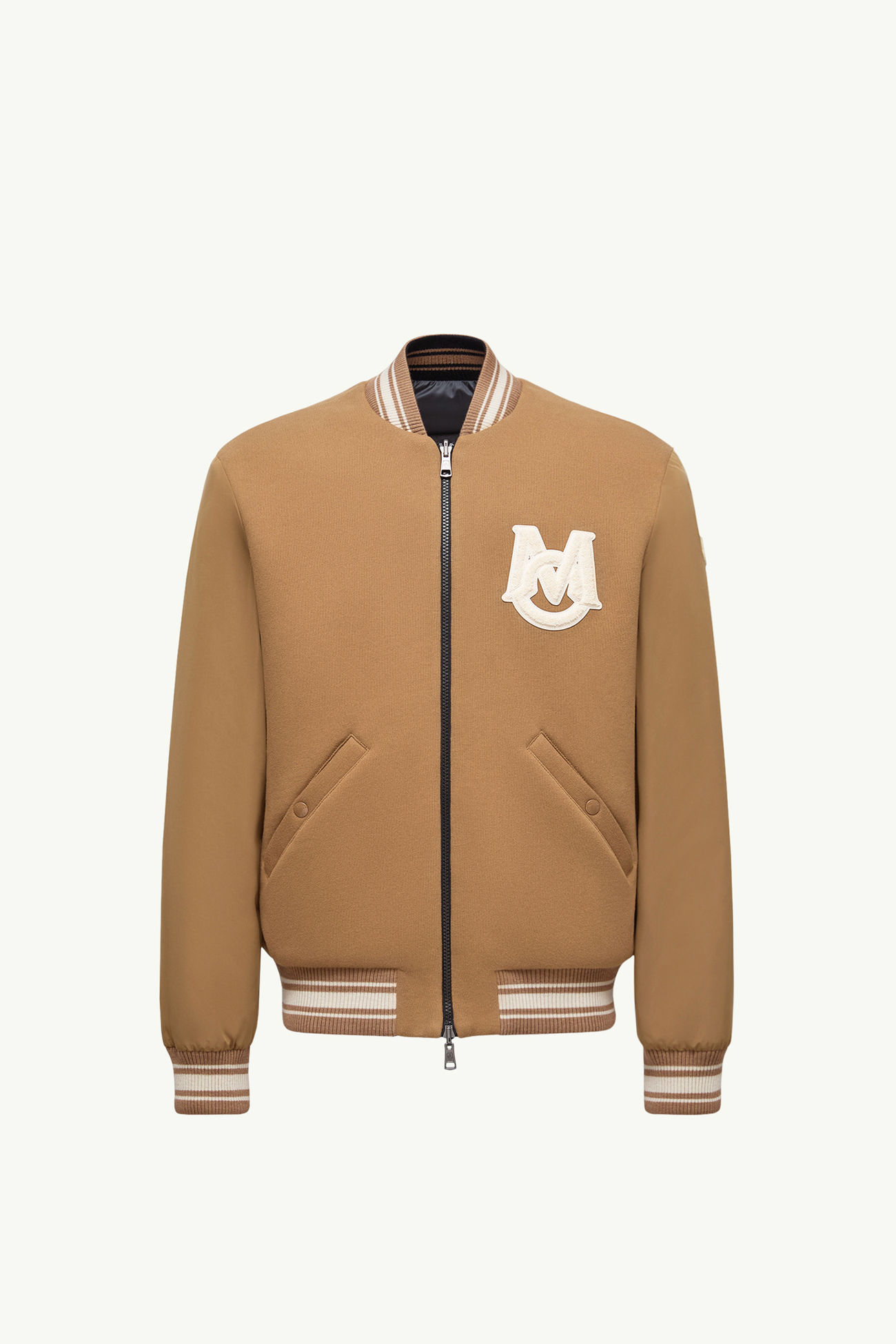 Vennes男士双面羽绒飞行员夹克外套 男士 驼米色 Moncler 2