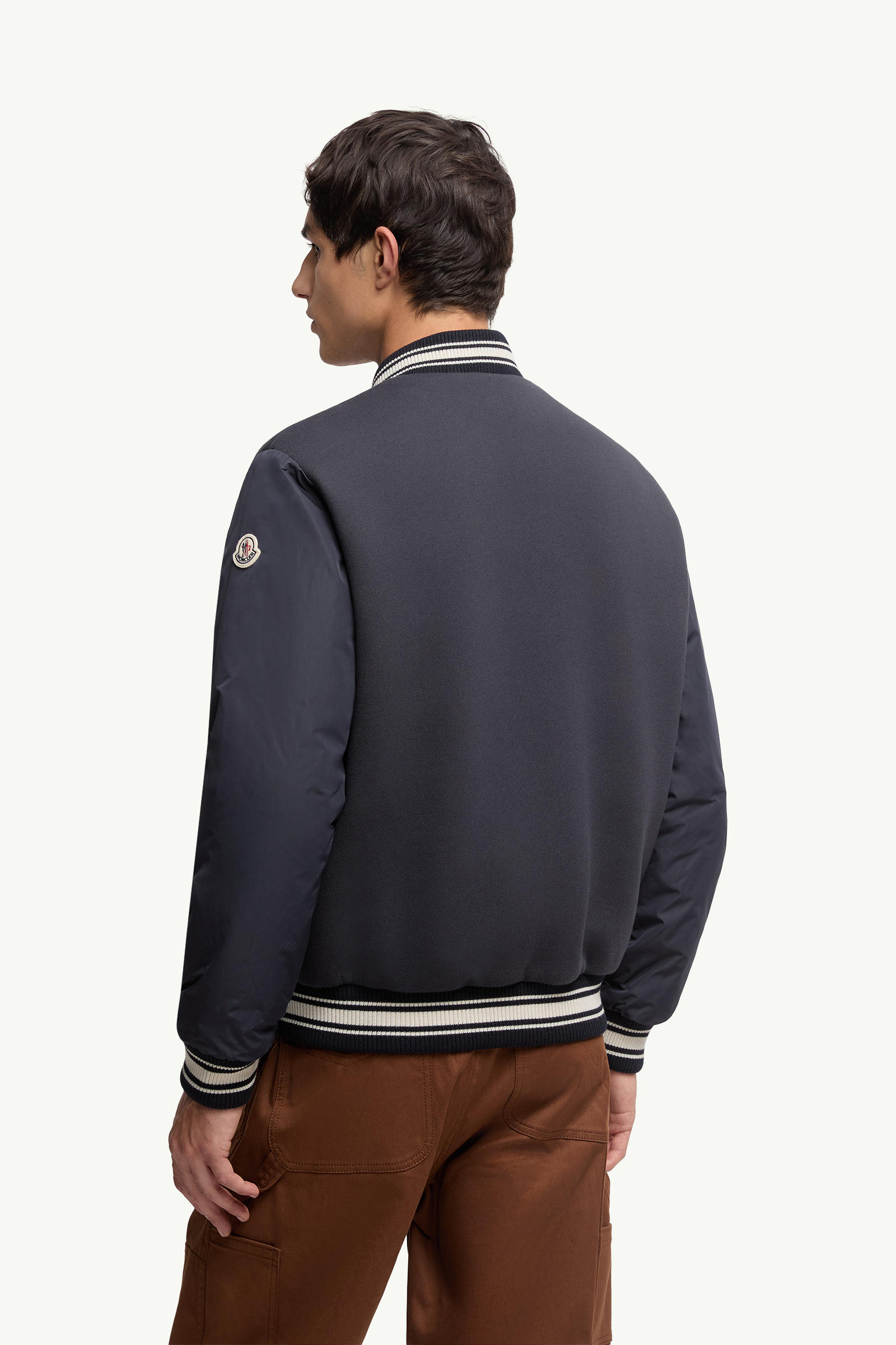 Vennes男士双面羽绒飞行员夹克外套 男士 海军蓝色 Moncler 4