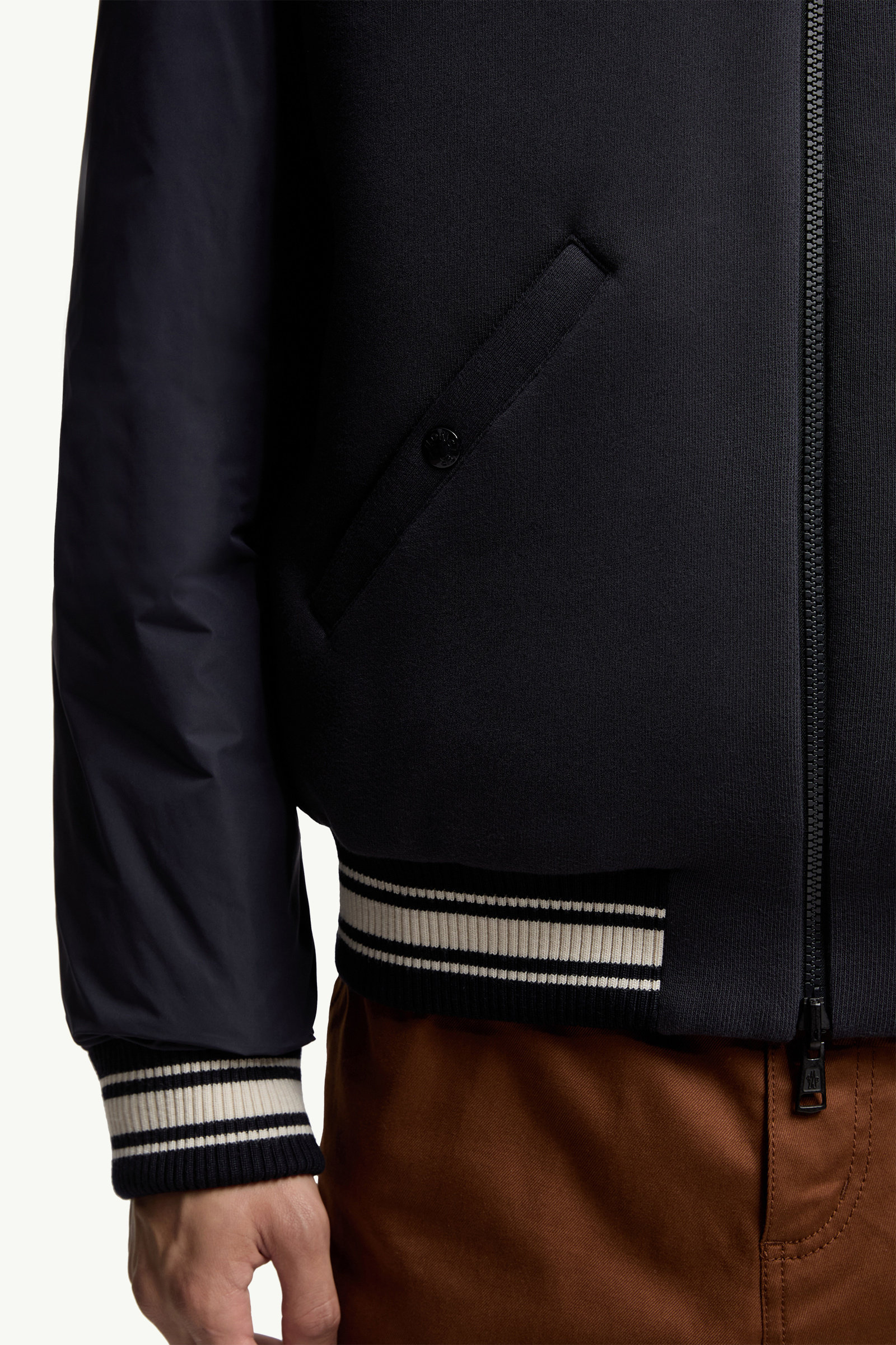 Vennes wendbare Daunen-Bomberjacke Herren Navyblau Moncler 7