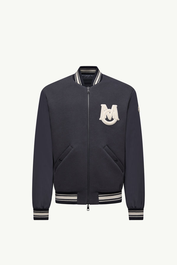 Vennes Reversible Down Bomber Jacket Men Navy Blue Moncler 2