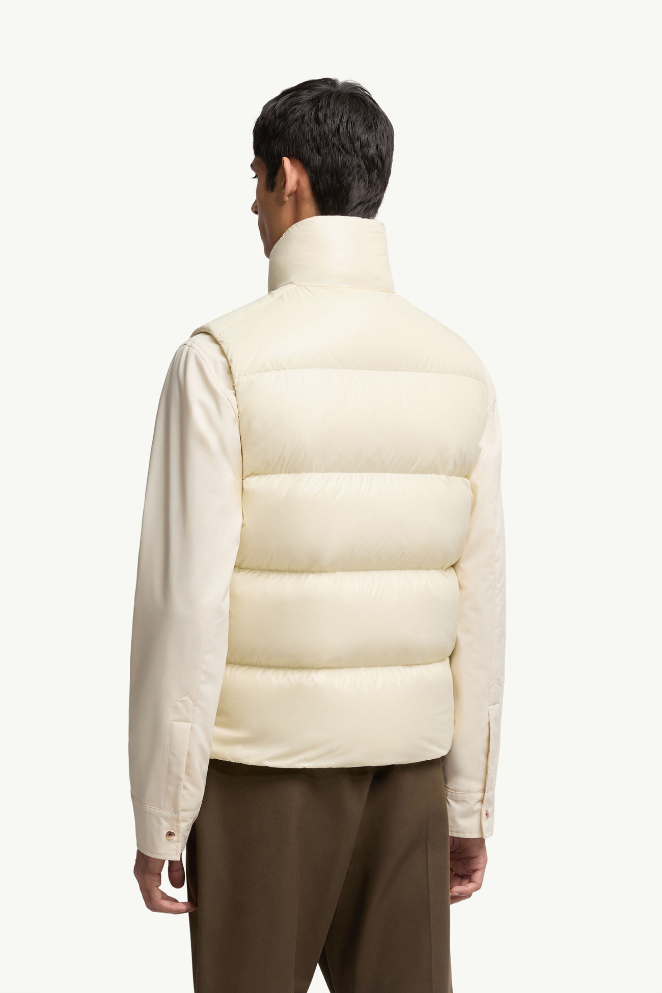Lipsi Down Vest Men White Ivory Moncler 4