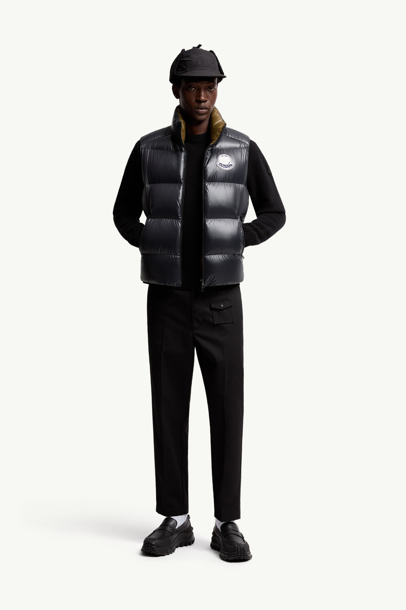 Chaleco plumífero Lipsi Hombre Negro Moncler 0