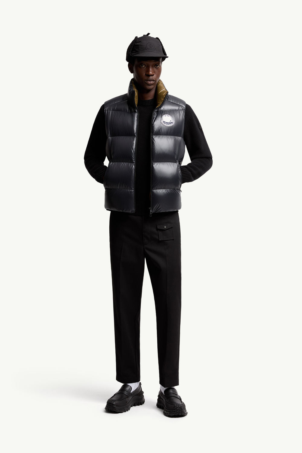 Lipsi Down Vest Men Black Moncler 0