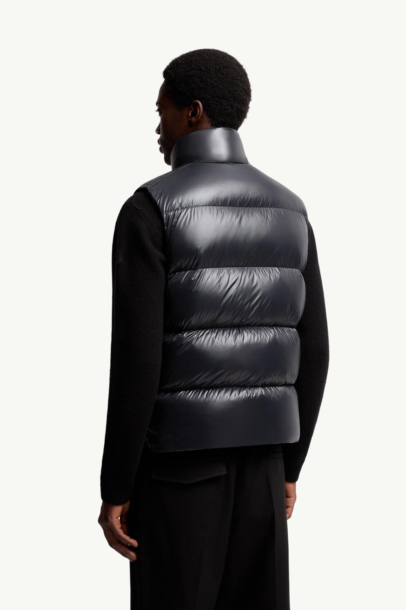 Lipsi Daunenweste Herren Schwarz Moncler 4