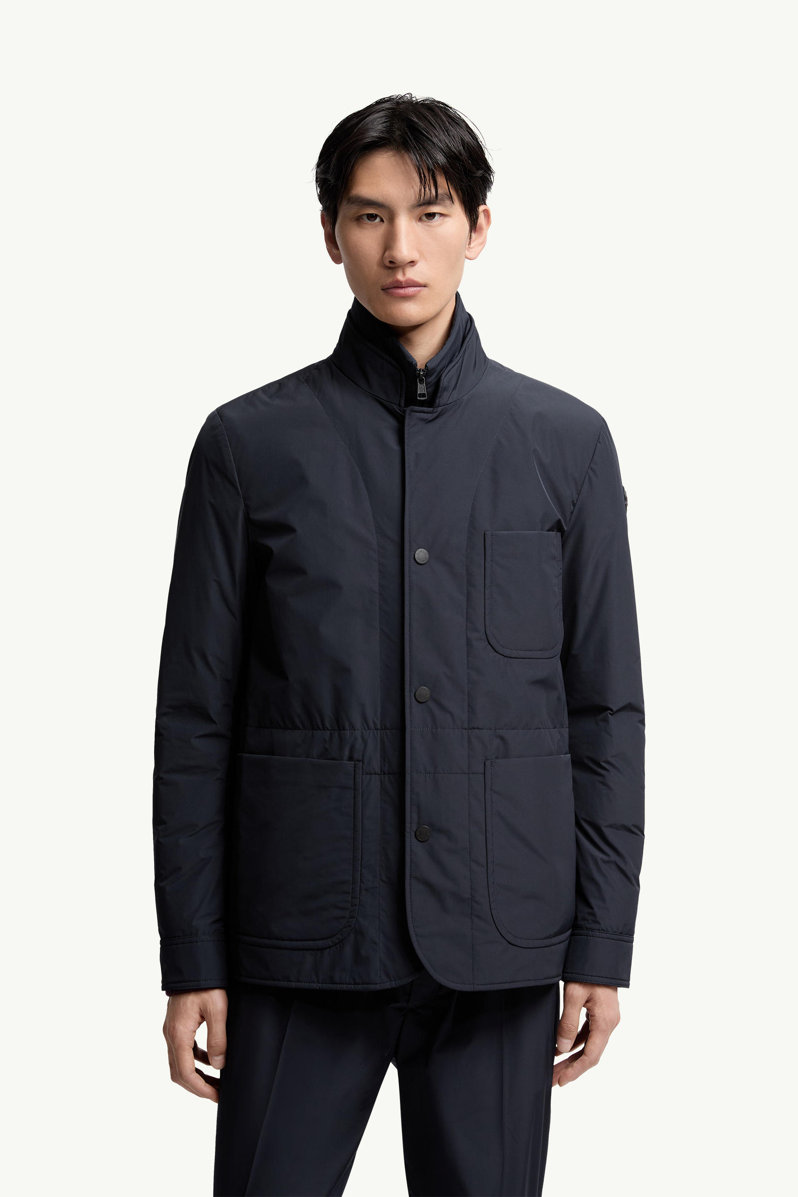 Brieuc wasserabweisende Jacke Herren Navyblau Moncler 3