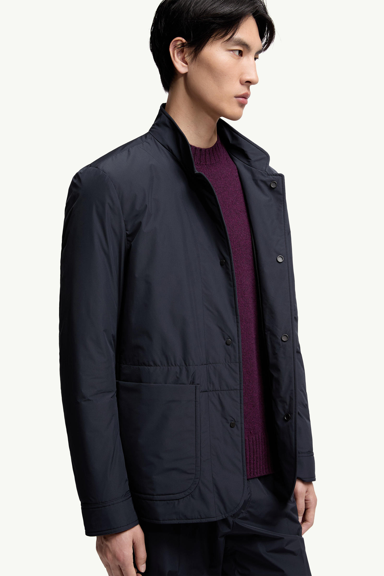 Brieuc wasserabweisende Jacke Herren Navyblau Moncler 5