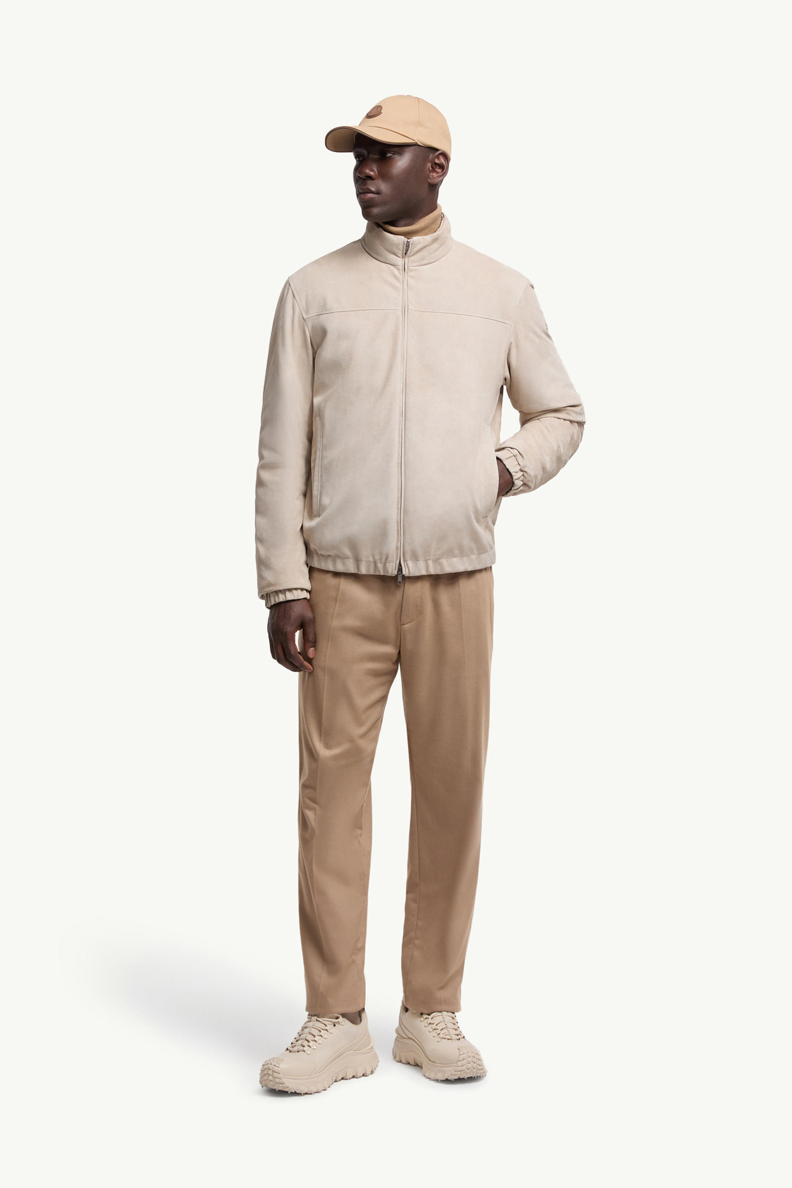 Cernay kurze wendbare Daunenjacke Herren Beige Moncler 0