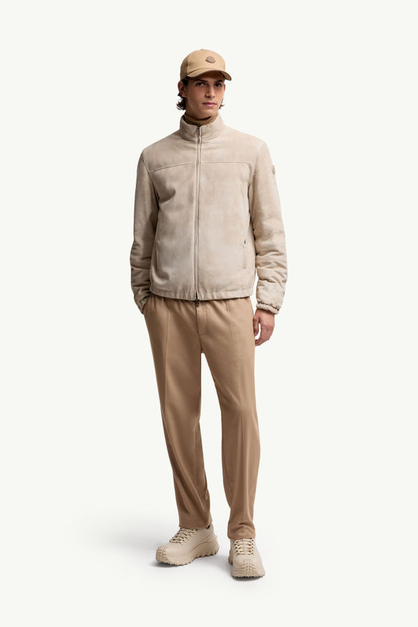 Cernay Reversible Short Down Jacket Men Beige Moncler 0