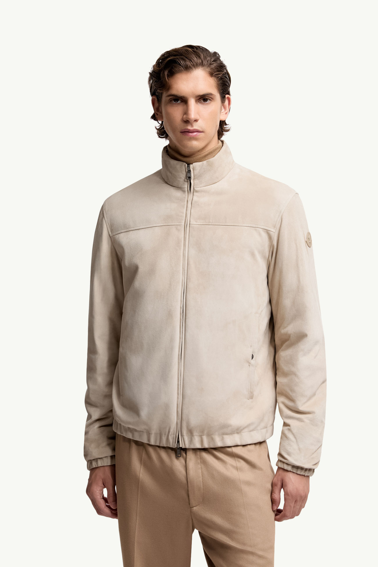 Cernay Reversible Short Down Jacket Men Beige Moncler 3