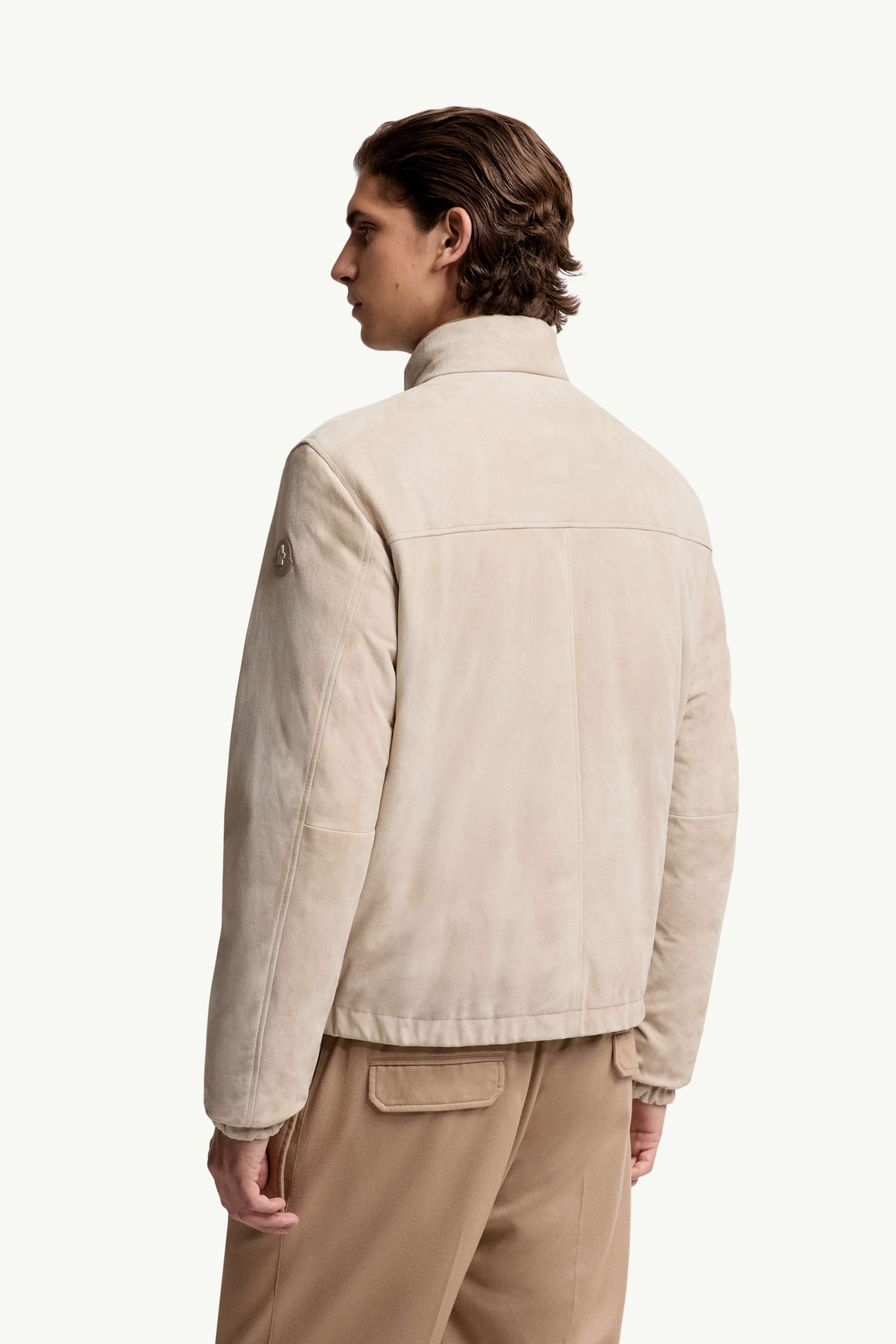 Cernay Reversible Short Down Jacket Men Beige Moncler 4