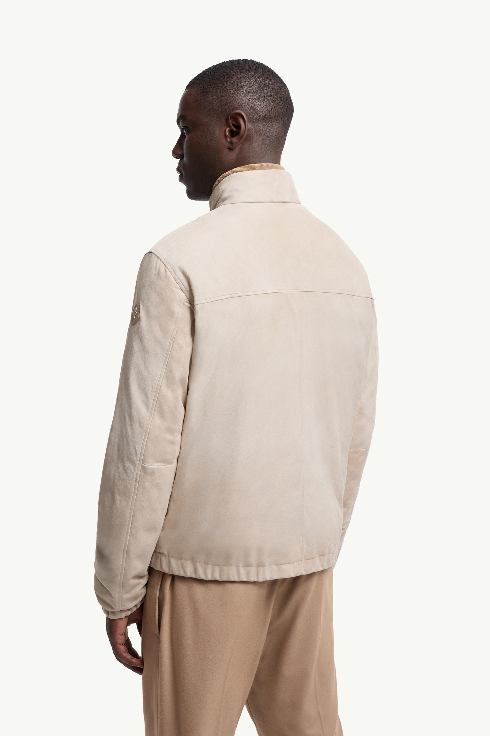 Cernay Reversible Short Down Jacket Men Beige Moncler 4