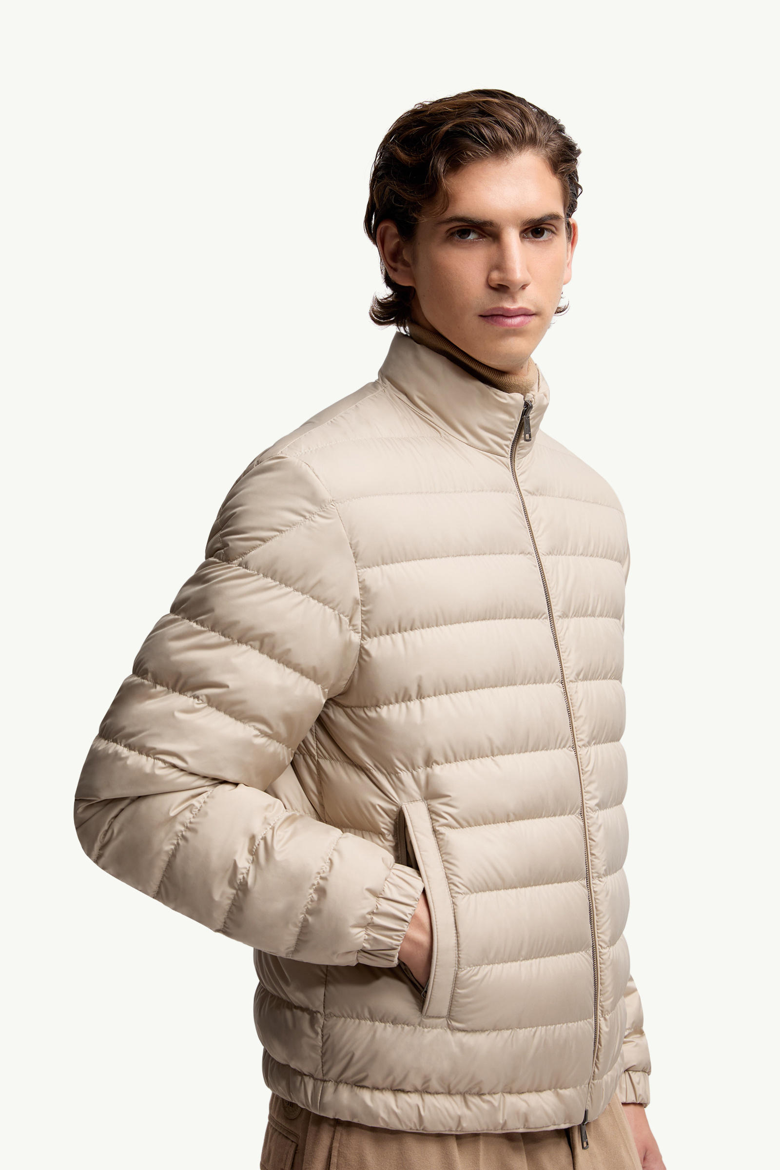 Cernay Reversible Short Down Jacket Men Beige Moncler 6