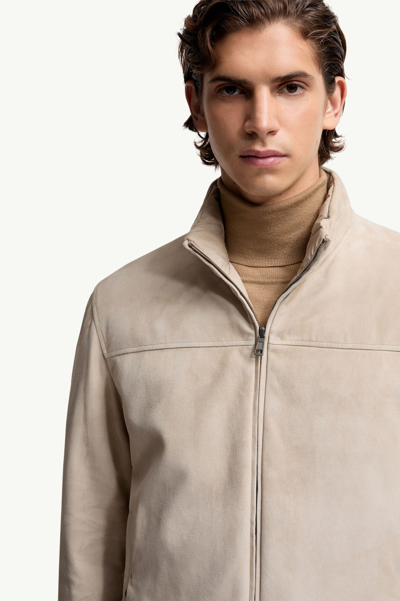 Cernay kurze wendbare Daunenjacke Herren Beige Moncler 7