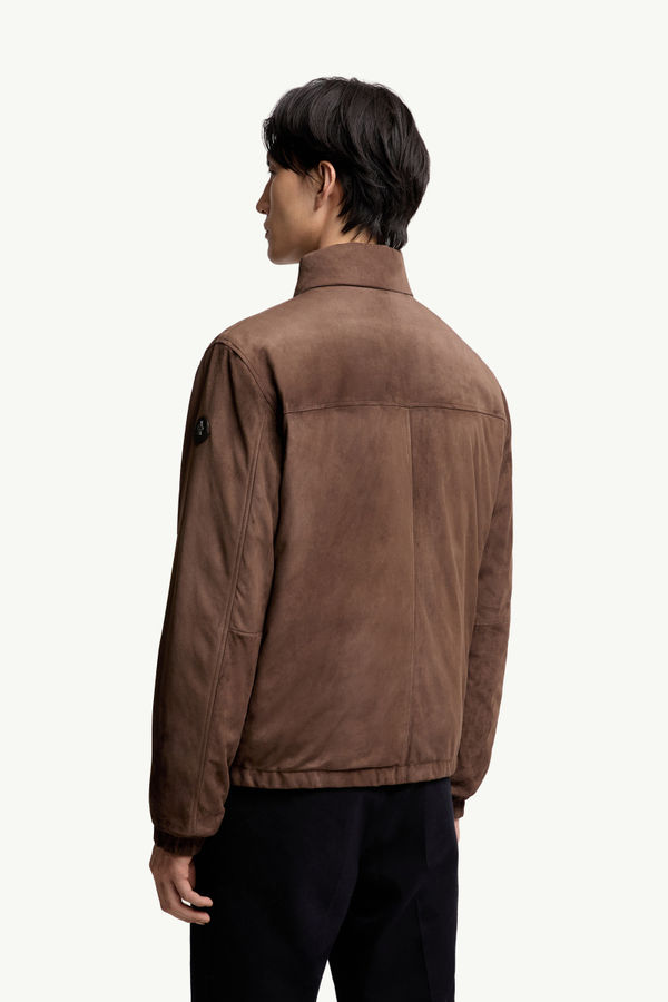 Cernay Reversible Short Down Jacket Men Brown Moncler 4