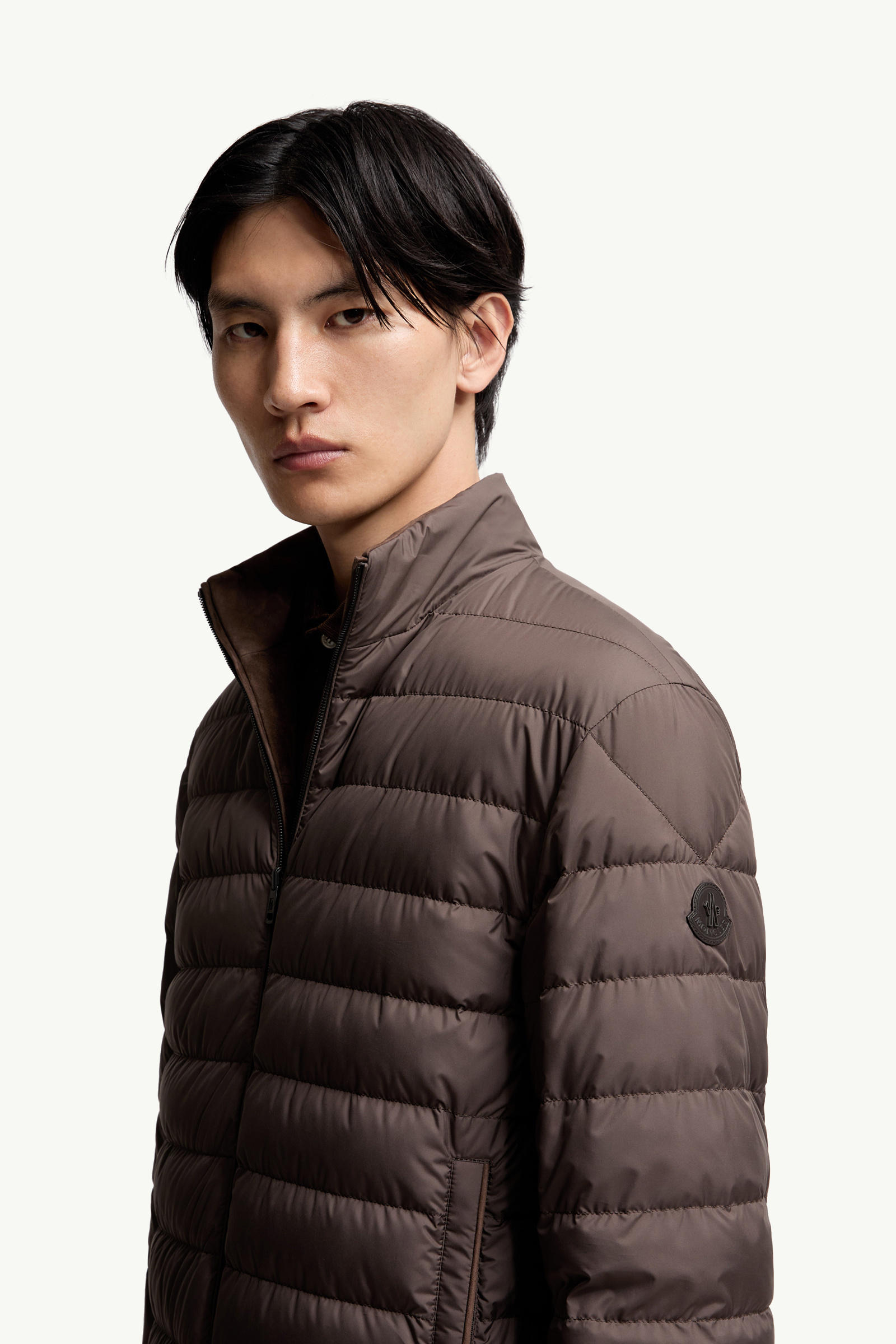 Cernay Reversible Short Down Jacket Men Brown Moncler 6