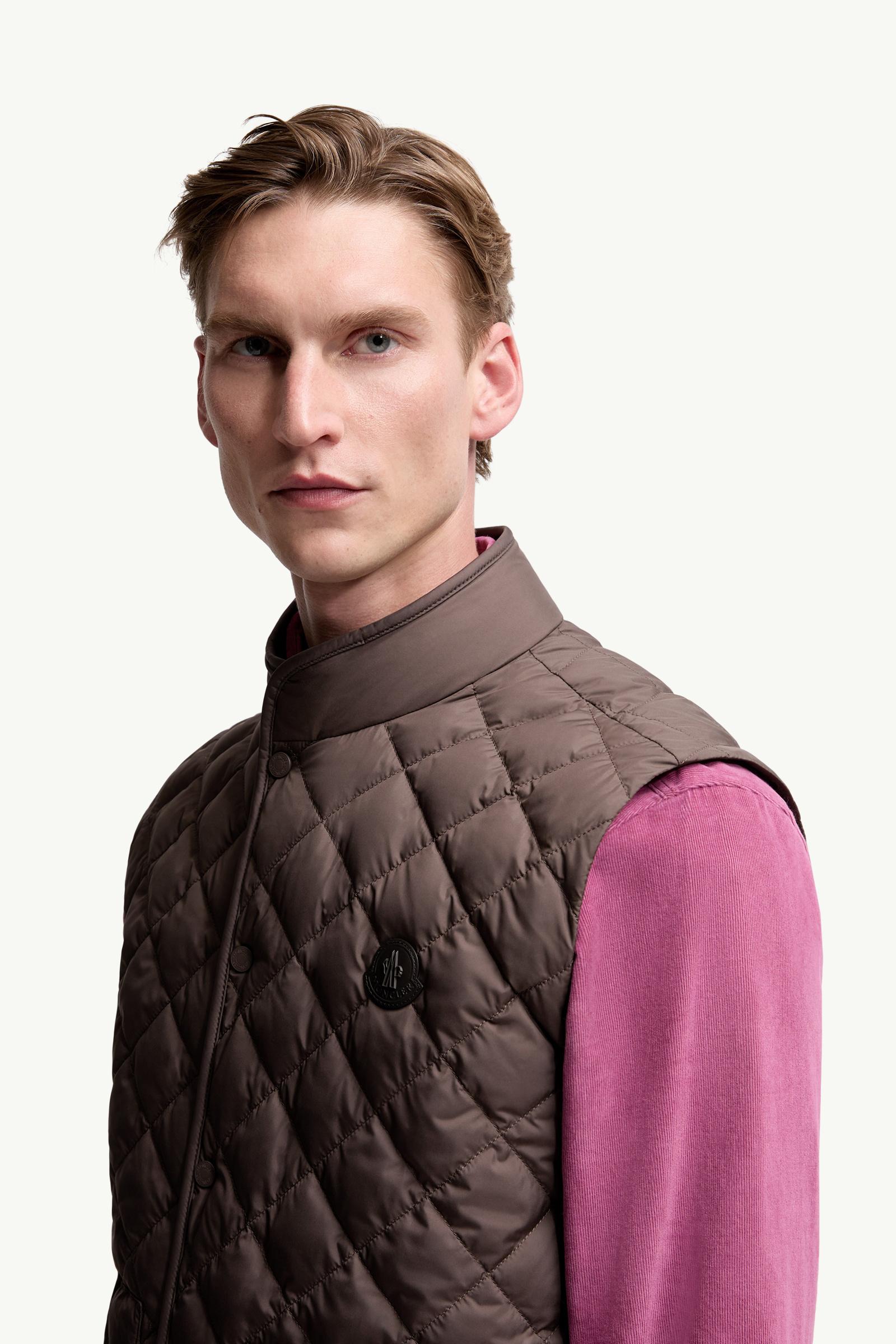 Lycope Diamond-Quilted Down Gilet Men Brown Moncler 1