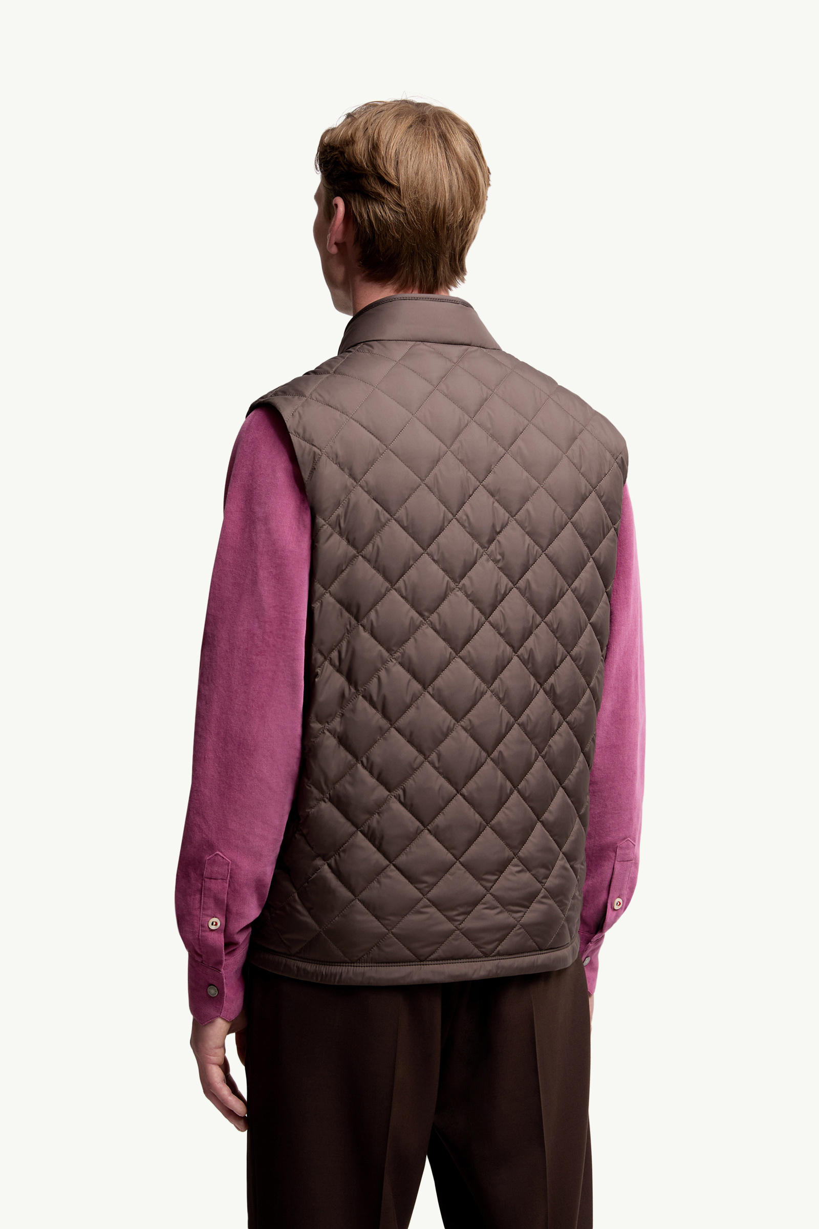 Lycope Diamond-Quilted Down Gilet Men Brown Moncler 4