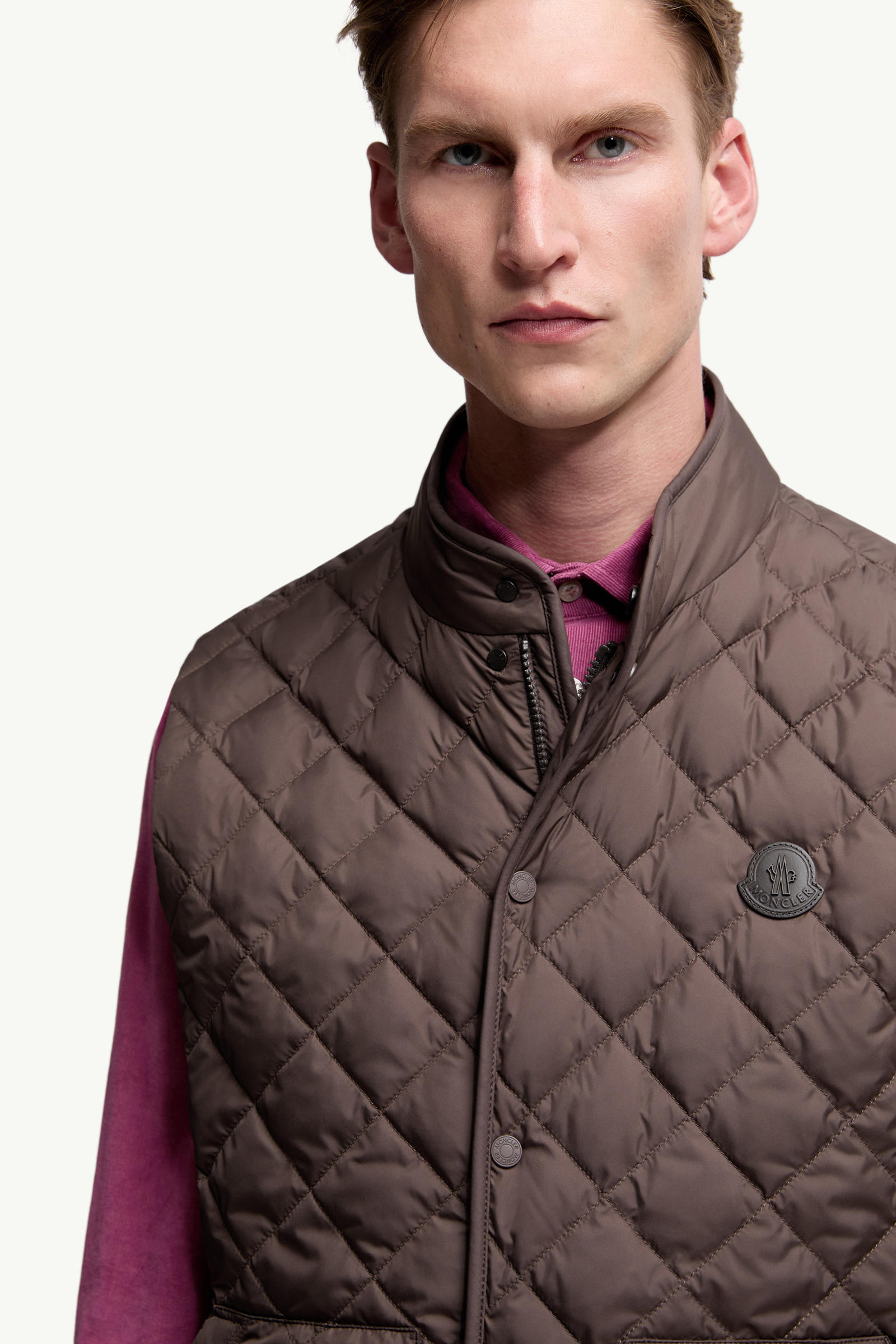 Lycope Diamond-Quilted Down Gilet Men Brown Moncler 5