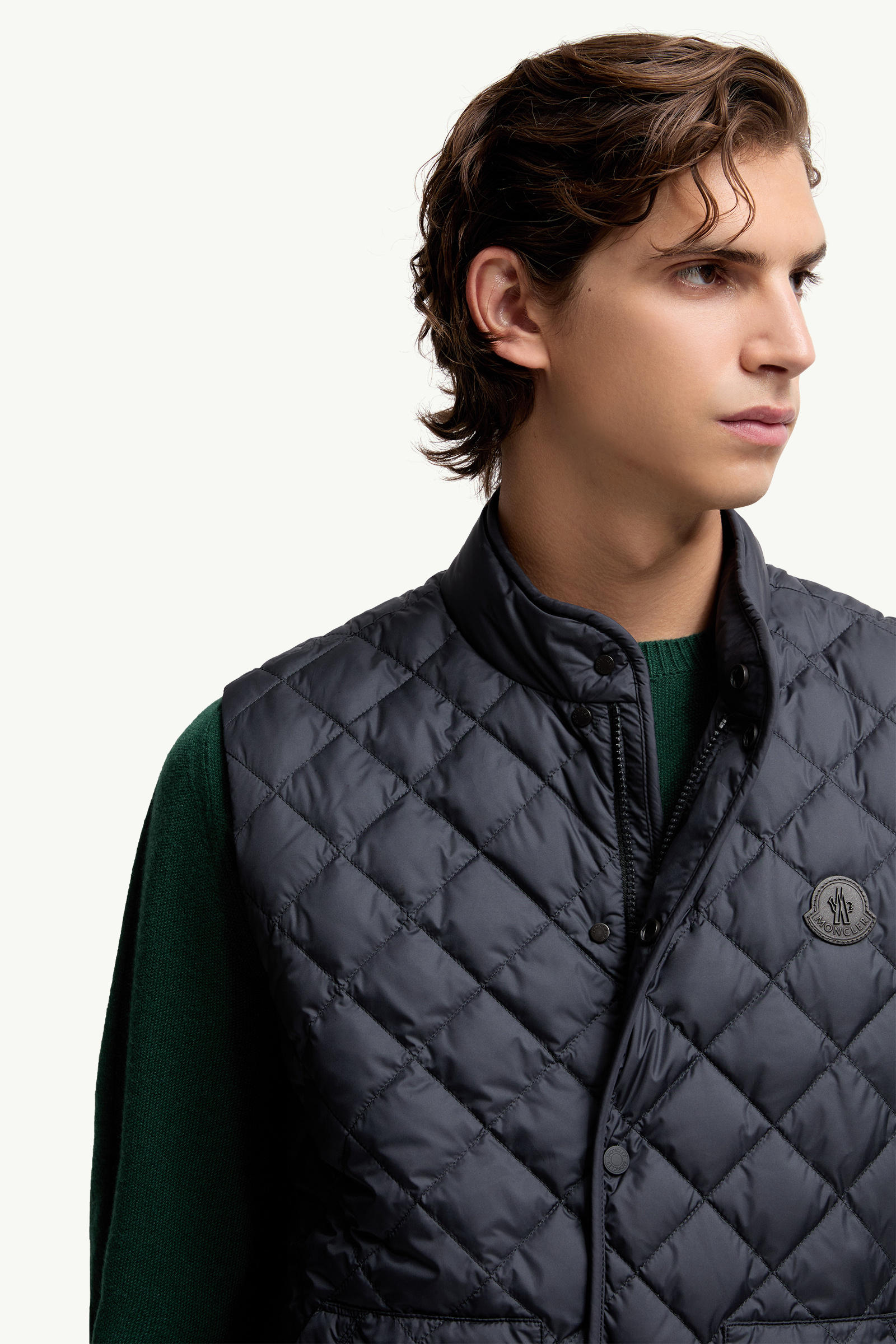 Lycope Diamond-Quilted Down Gilet Men Blue Moncler 5