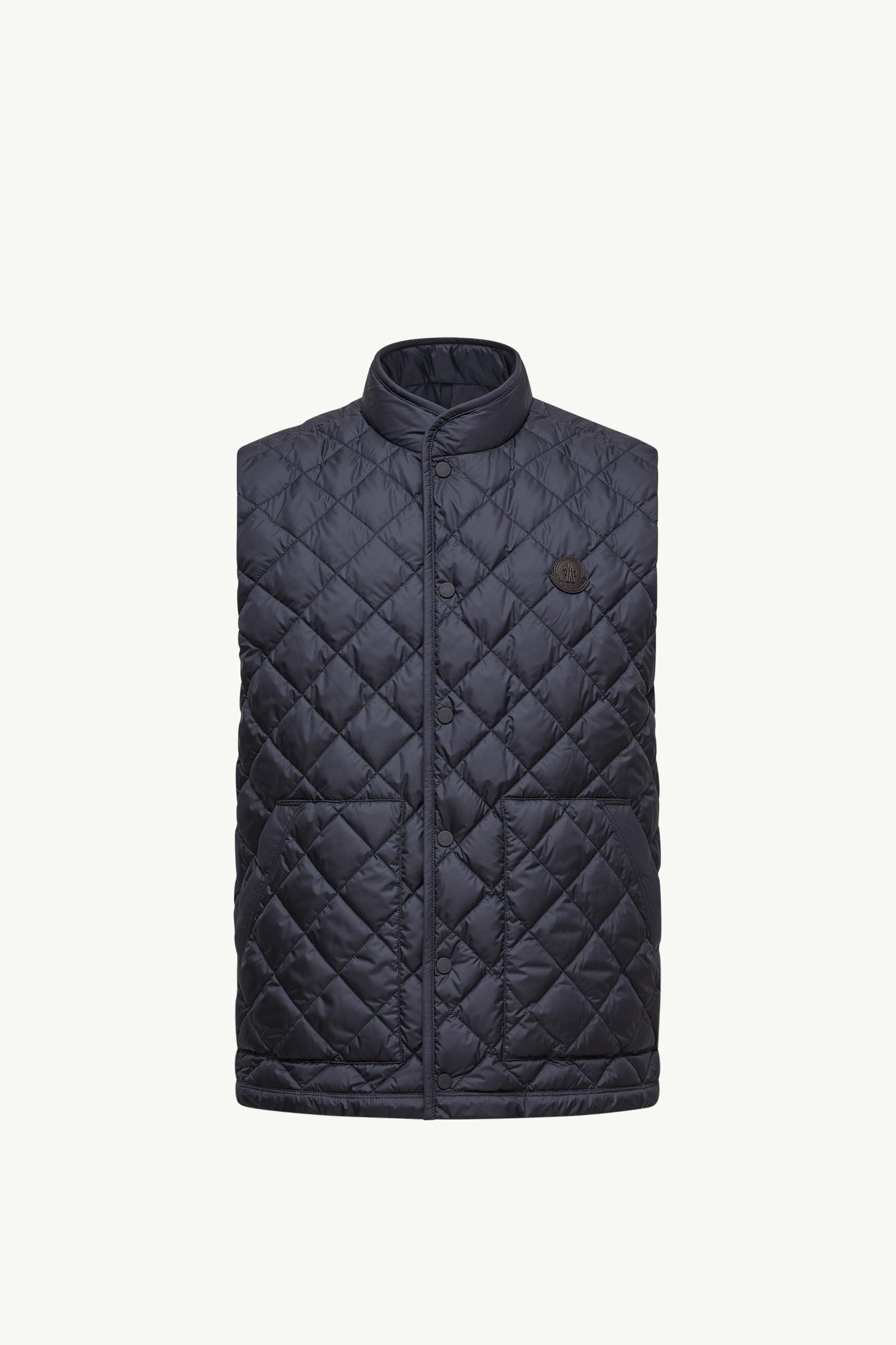 Blue Lycope Diamond-Quilted Down Vest - test for test | Moncler US