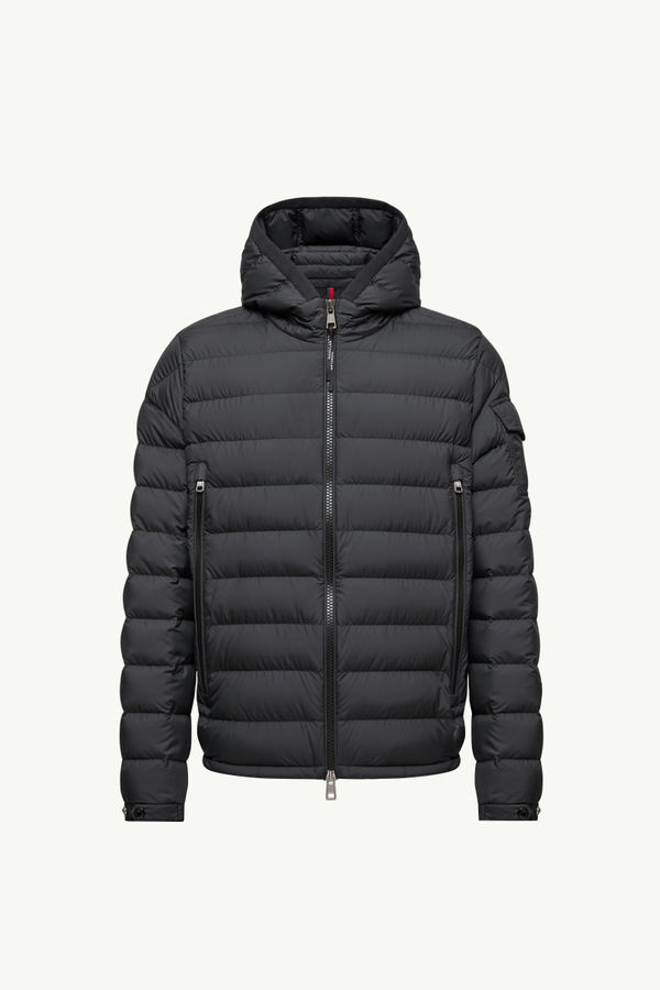 Galion kurze Daunenjacke mit Kapuze Herren Schwarz Moncler 2