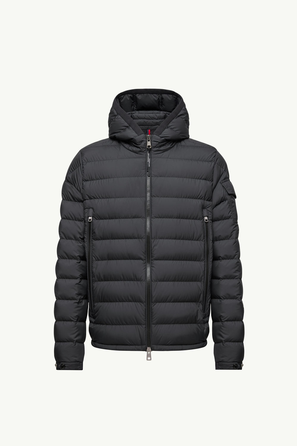 Plumífero corto con capucha Galion Hombre Negro Moncler 2