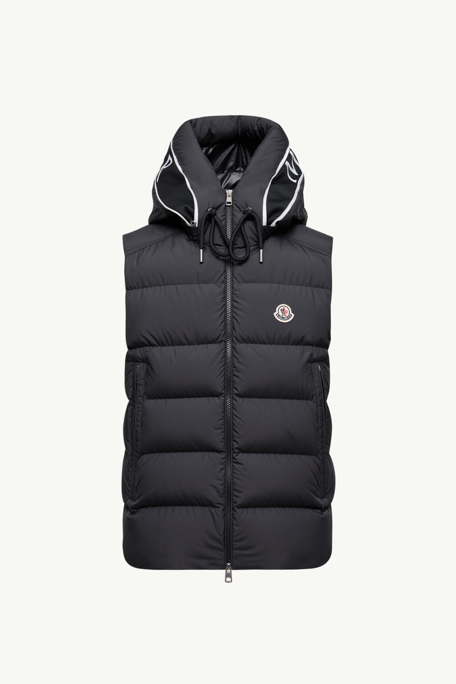 モンクレール　カルダミン　CARDAMINE サイズ7 ブラック Black Cardamine Hooded Down Vest - Vests for Men | Moncler US