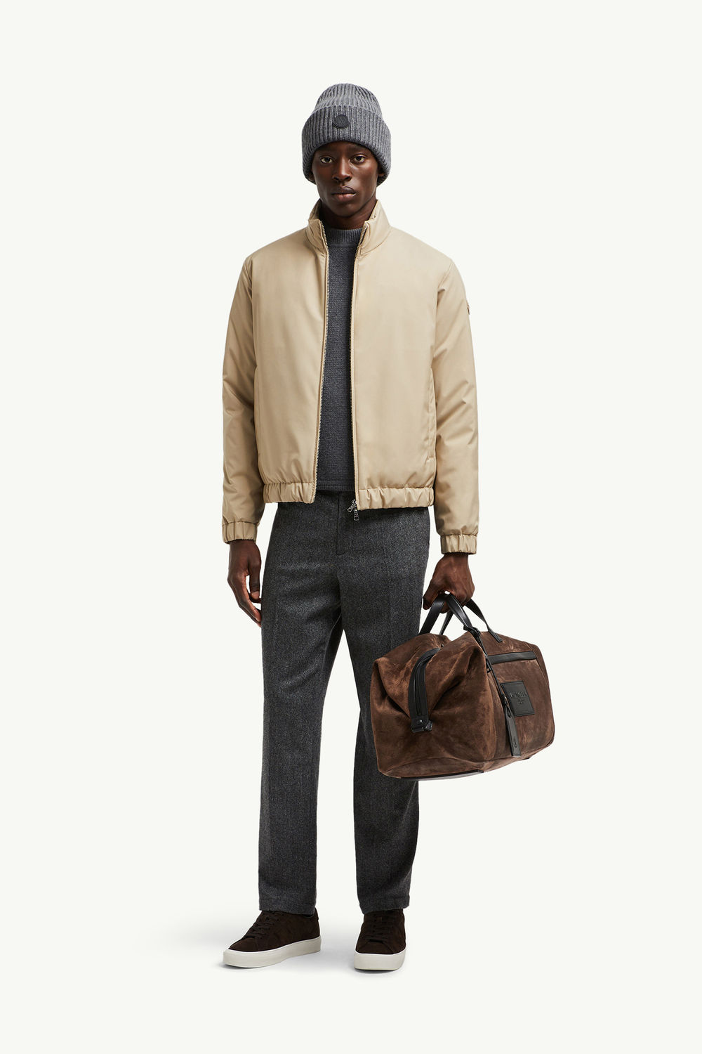 Luserna kurze Daunenjacke Herren Beige Moncler 0