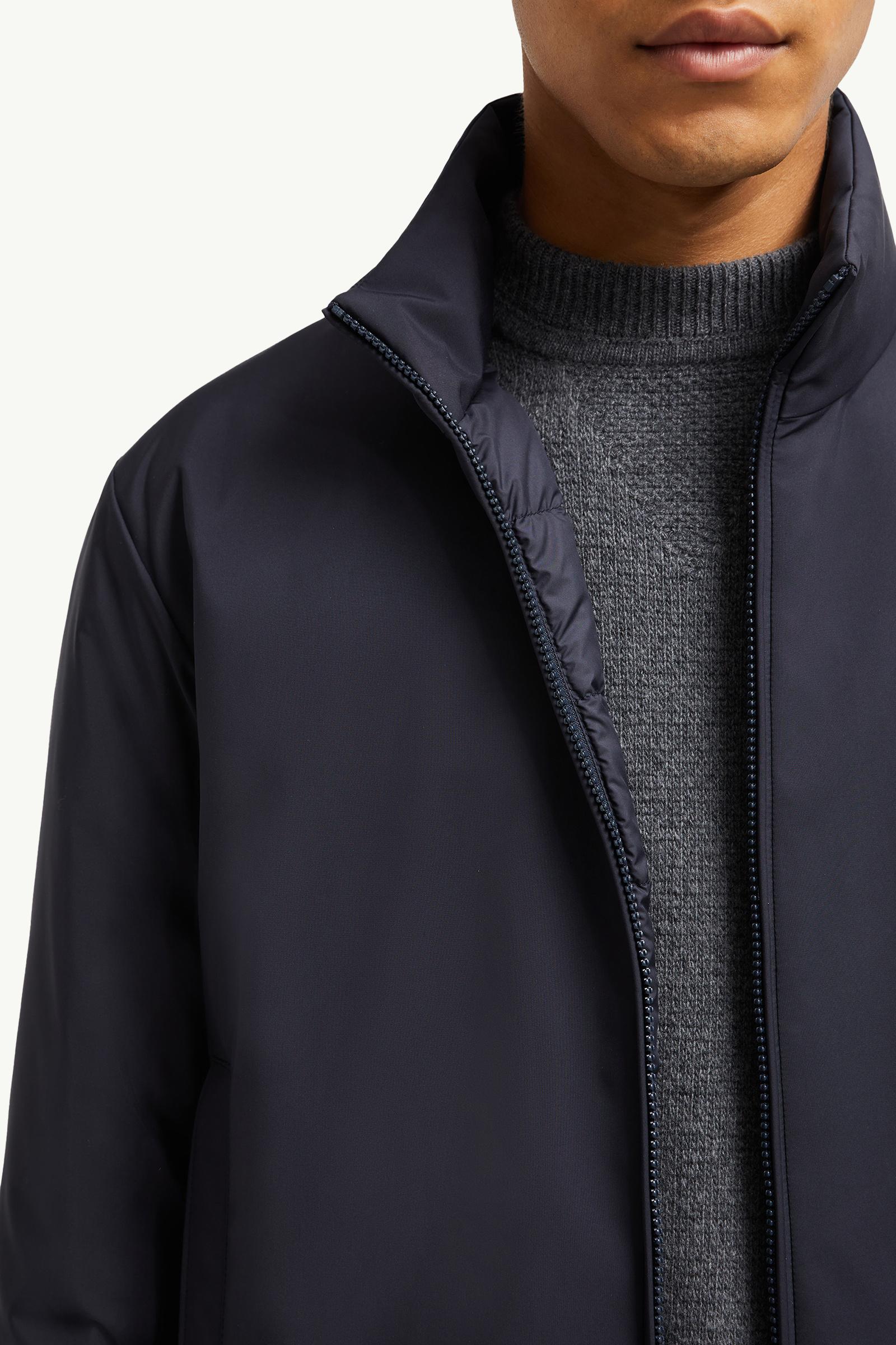 Navy Blue Luserna Short Down Jacket - Short Down Jackets for