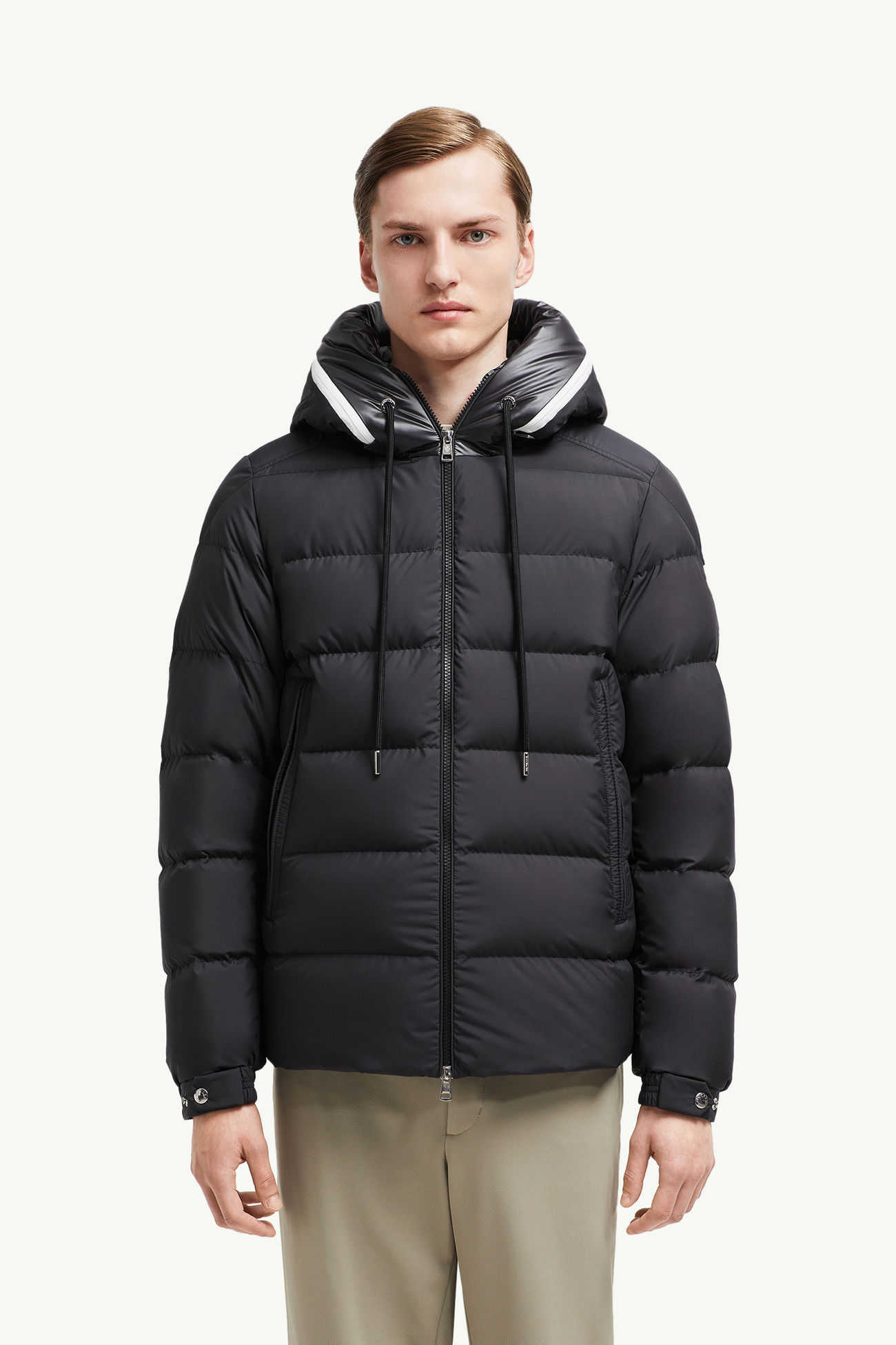 Cardere連帽短身羽絨外套 男士 黑色 Moncler 3