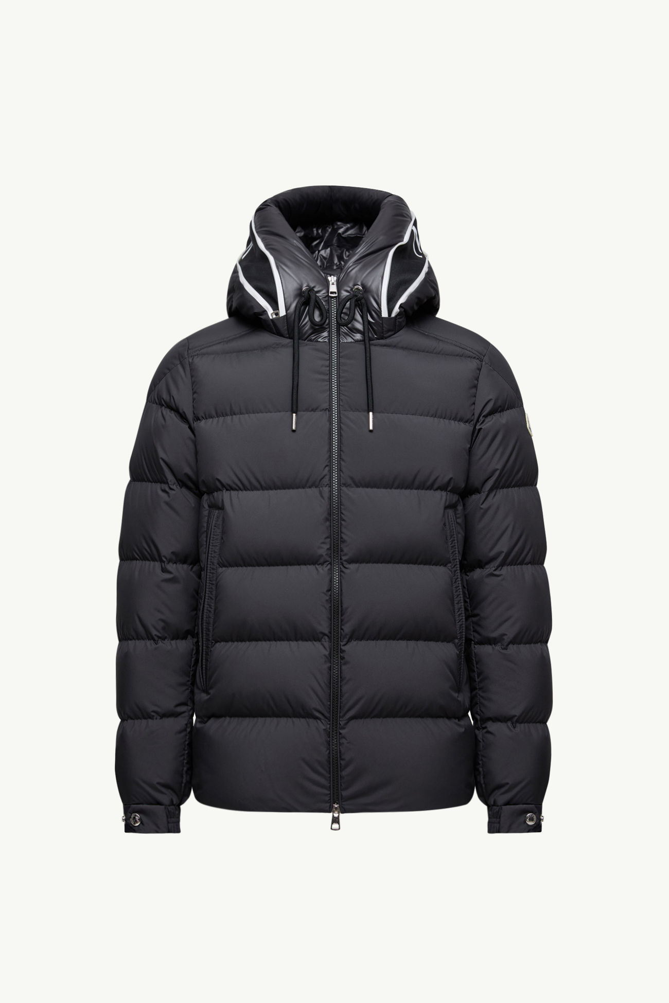 Cardere Hooded Short Down Jacket Men Black Moncler 2
