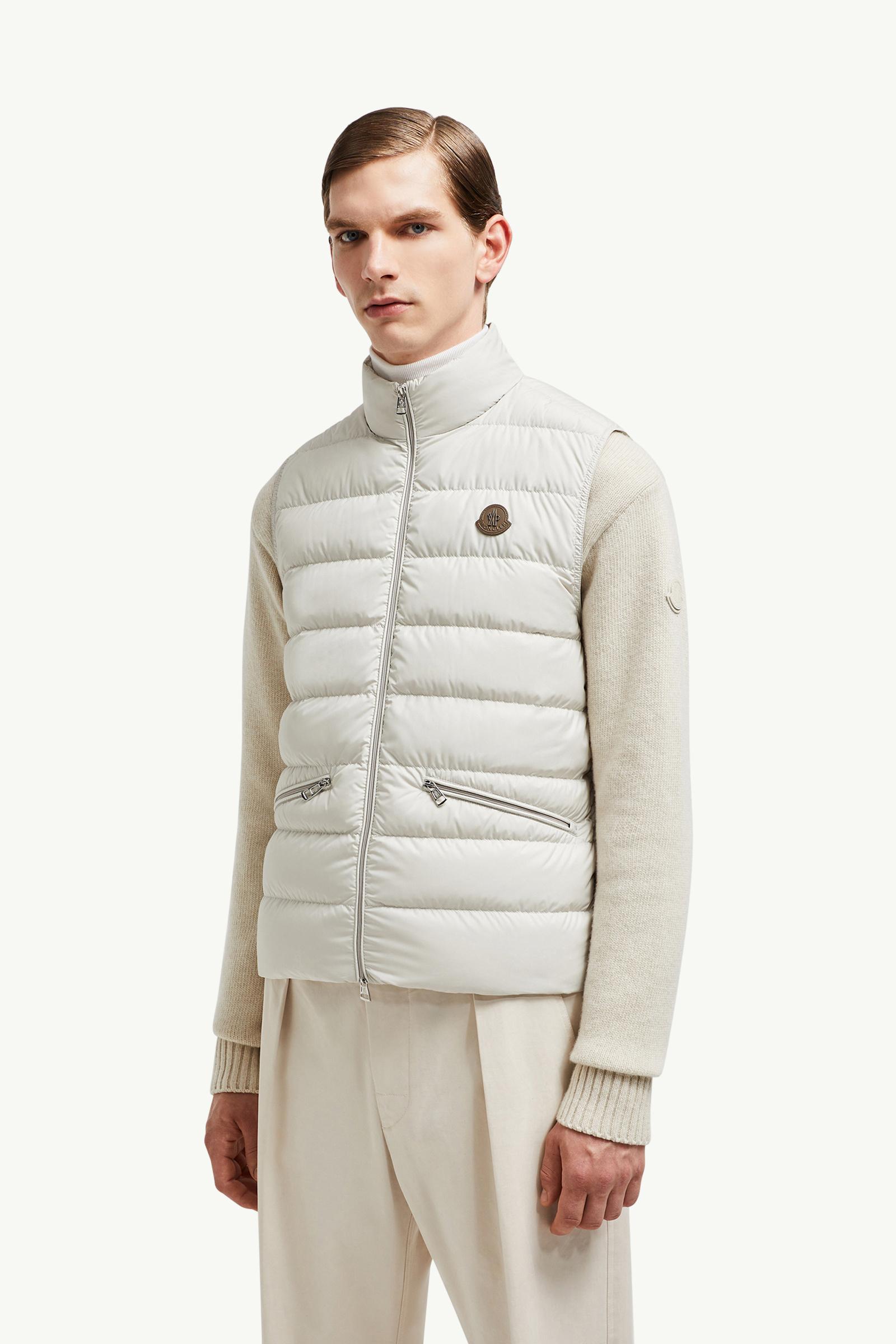 オフホワイト Treompanベスト : ジレ 向けの メンズ | モンクレール