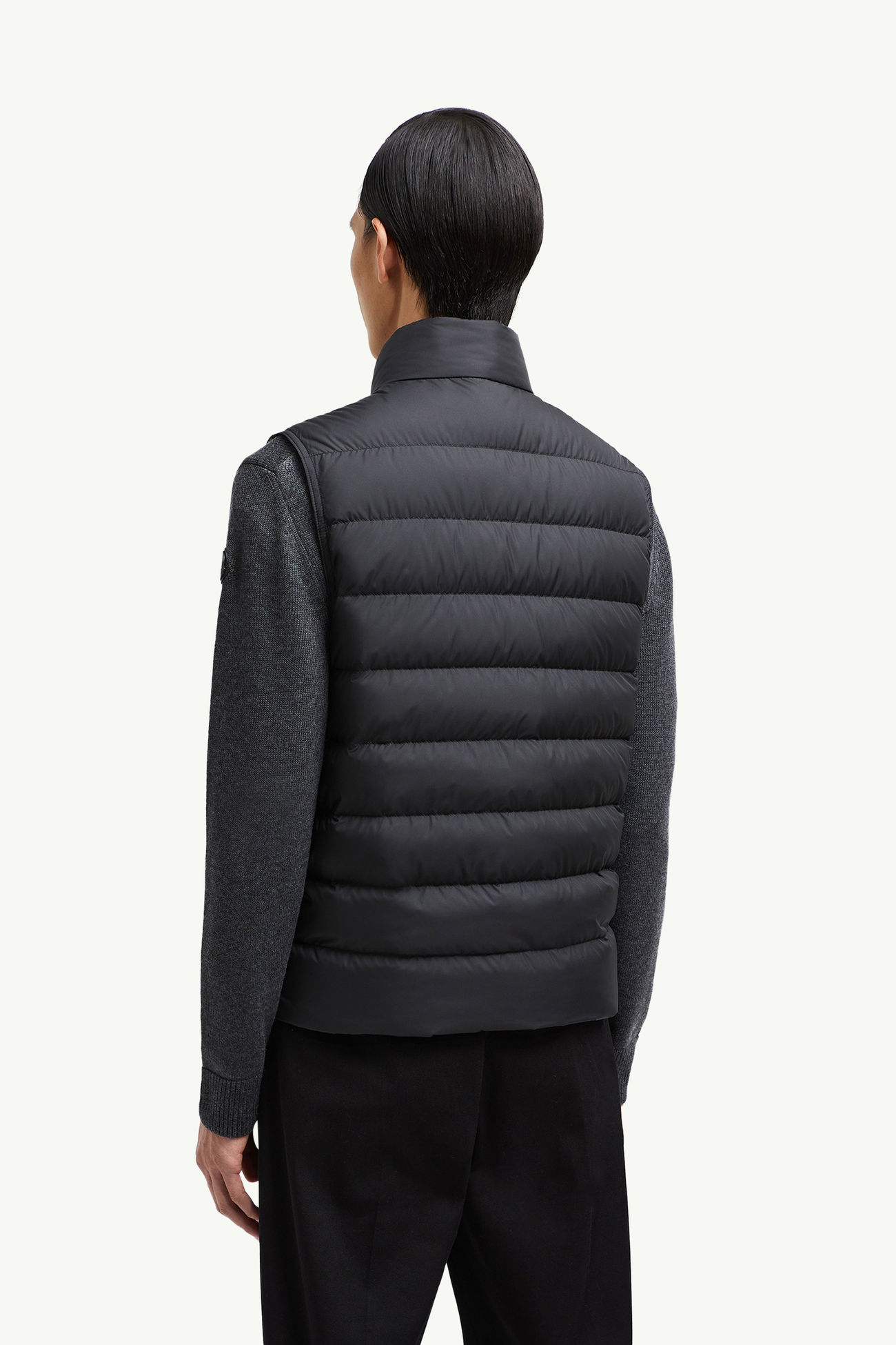 Treompan Daunenweste Herren Schwarz Moncler 4